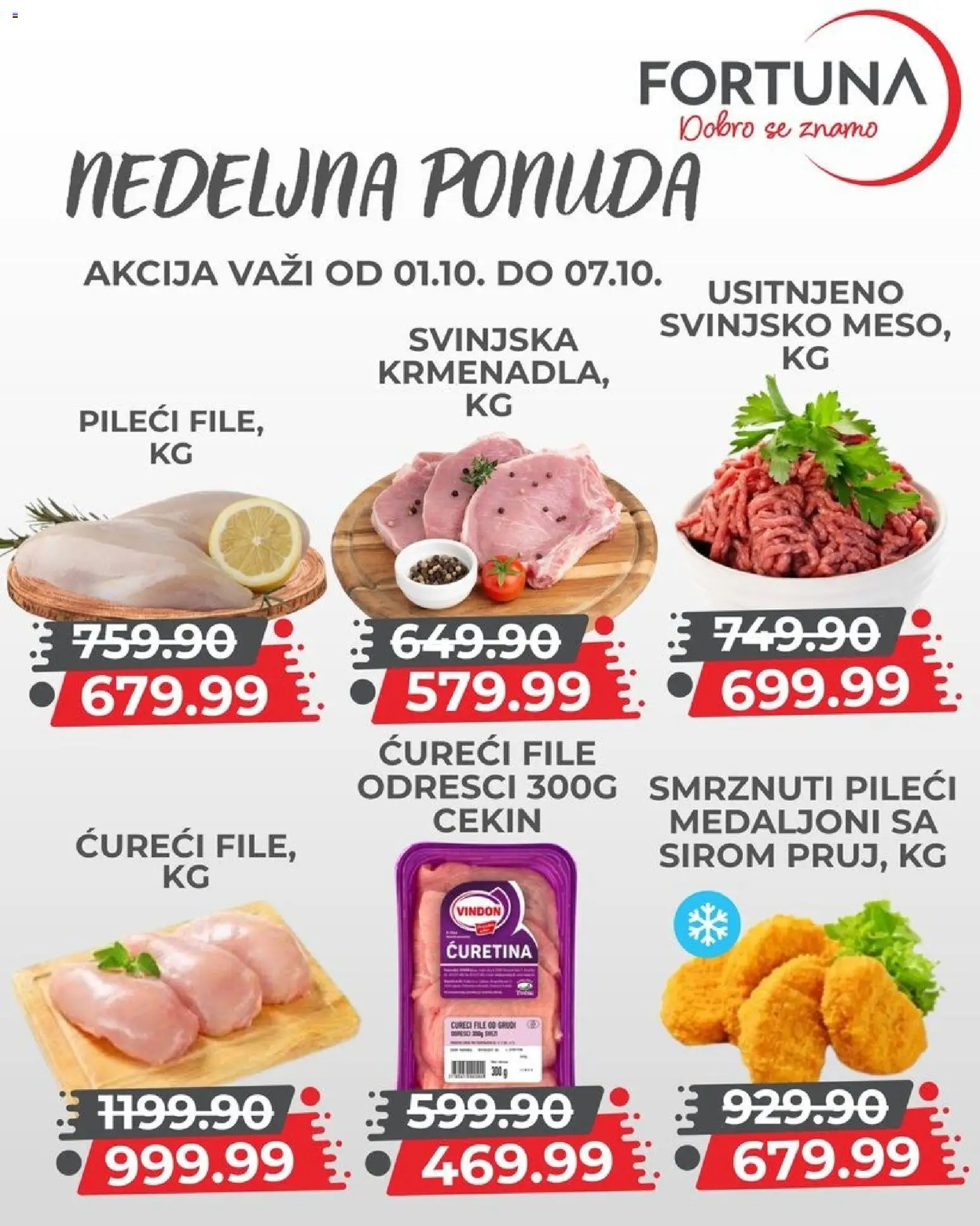 Fortuna Market katalog - važi od 01.10.2026 | Strana: 2 | Proizvode: Ćureći file