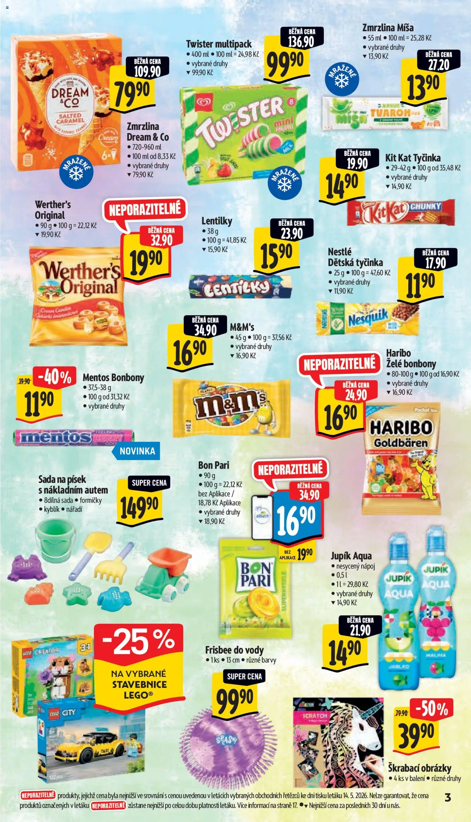 Albert leták - Supermarket od 20.05.2026 | Strana: 9 | Produkty: Haribo, Nesquik, Nářadí, Barvy