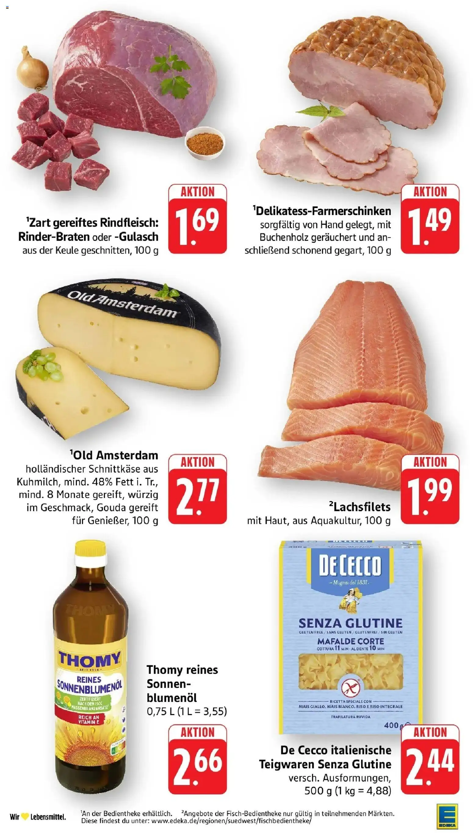 Edeka Prospekt Möglingen (ab 19.10.2026) » Angebote Online | Seite: 22 | Produkte: Rinderbraten, Gouda, Gulasch, Rindfleisch