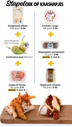 Ongezouten pecannoten, Ongezouten pecannoten 115 gram - Voorbeeld van een folder van Jumbo, geldig van 30-09-2026 | Pagina: 56 | Producten: Honing, Pecannoten, Vijgen, Peer