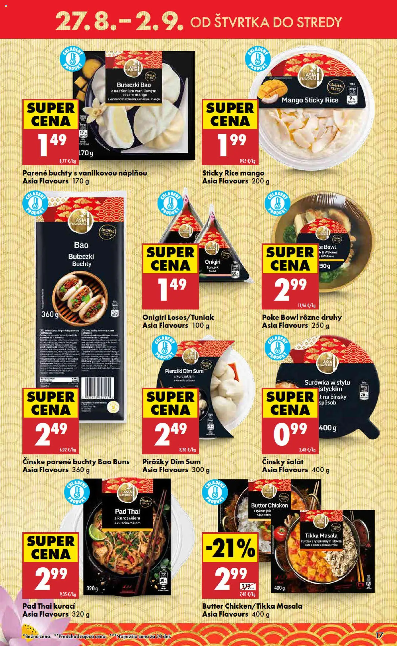 Nové Biedronka akcie – leták je platný od 27.08.2026 | Strana: 17 | Produkty: Šalát, Mango