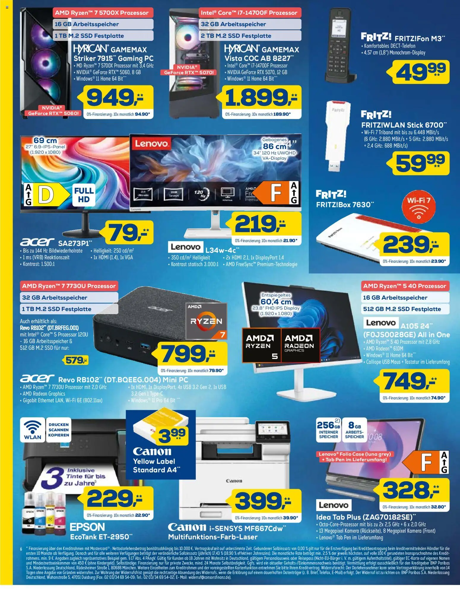 Euronics Prospekt – gültig ab 24.10.2026 | Seite: 6 | Produkte: Kamera, Epson, USB, Mini pc