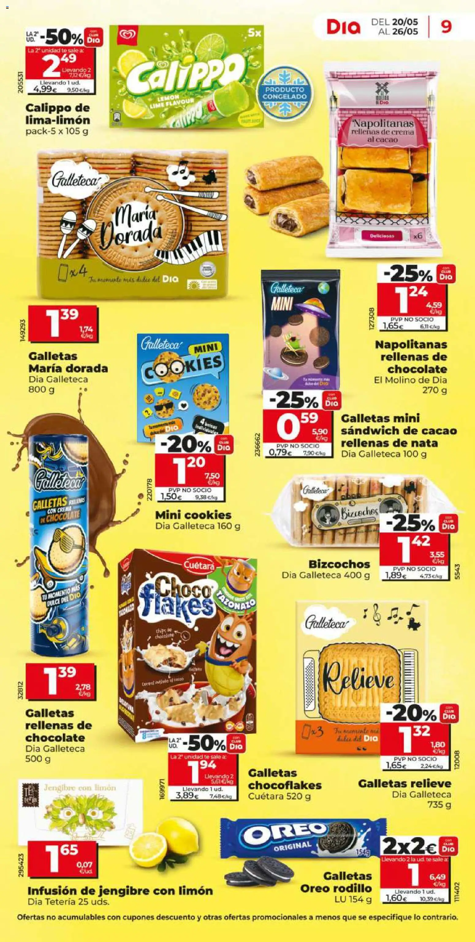 Dia - folleto Market │ válido desde el 20.05.2026 | Página: 9 | Productos: Crema, Galletas, Galletas rellenas, Φρυγανιές σικάλεως