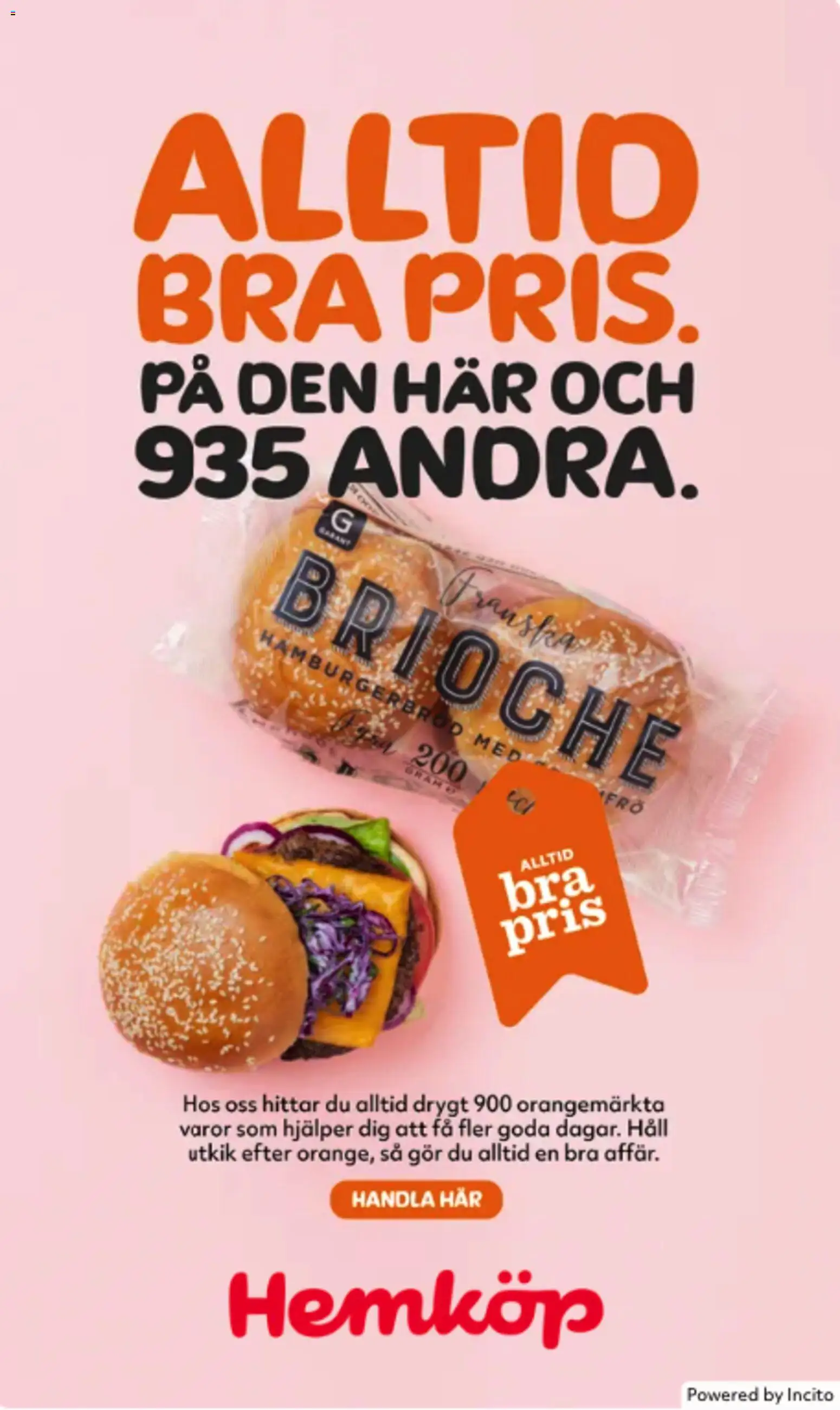 Hemköp reklamblad aktuell från 08.06.2026 | Sida: 17 | Produkter: Hamburgerbröd, Häll