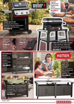 Bauhaus Grillkatalógus - amely érvényes a következő dátumtól: 2026.07.01. | Oldal: 10 | Termékek: Grill, Elektromos grill, Gázgrill