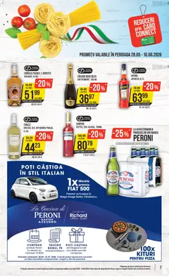 Ofertele Mega Image valabile de la 28.05.2026 | Pagină: 7 | Produse: Pizza, Vin, Aperol