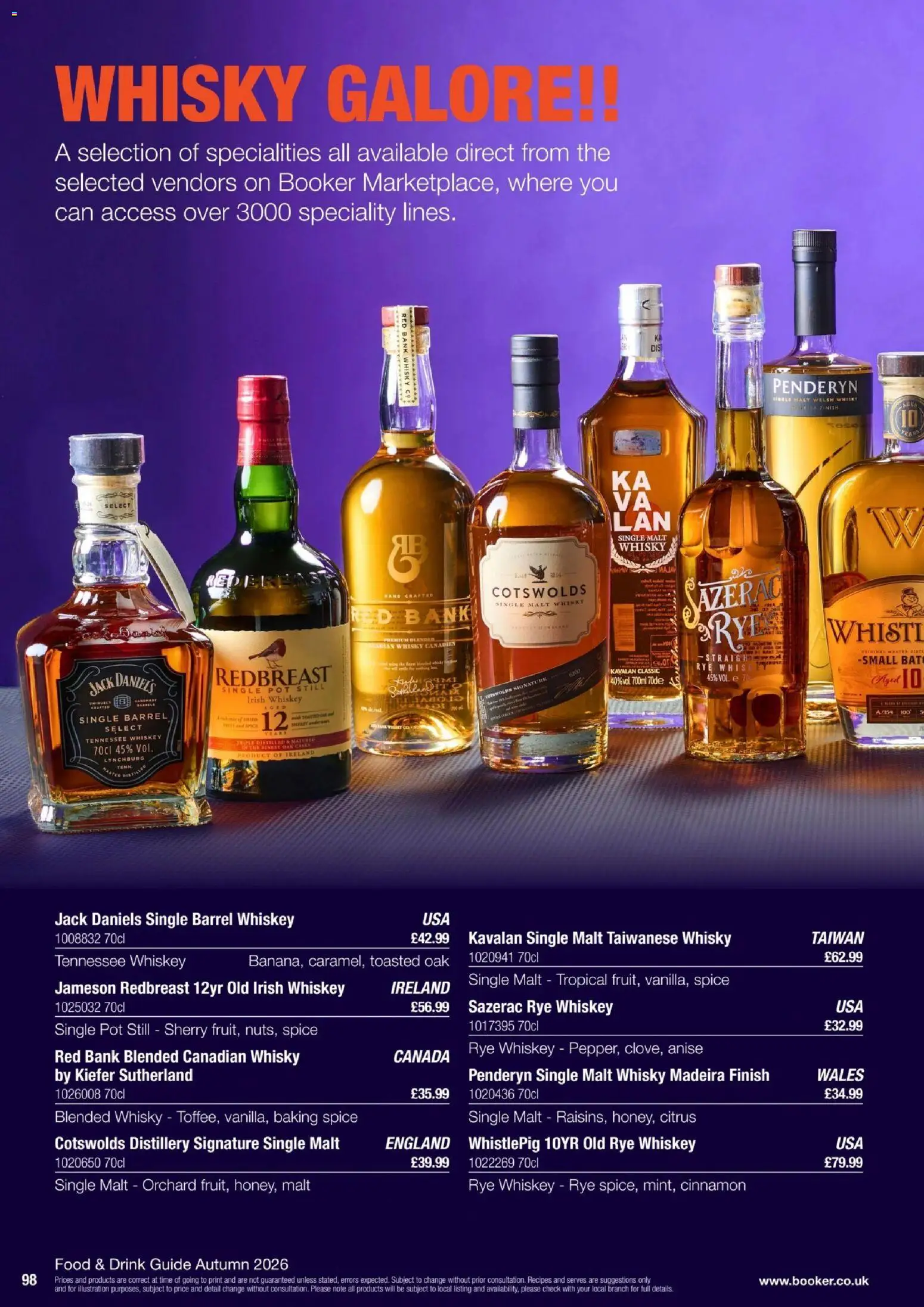 {H1} | Page: 98 | Products: Pot, Jack Daniel’s, Jameson, Whisky