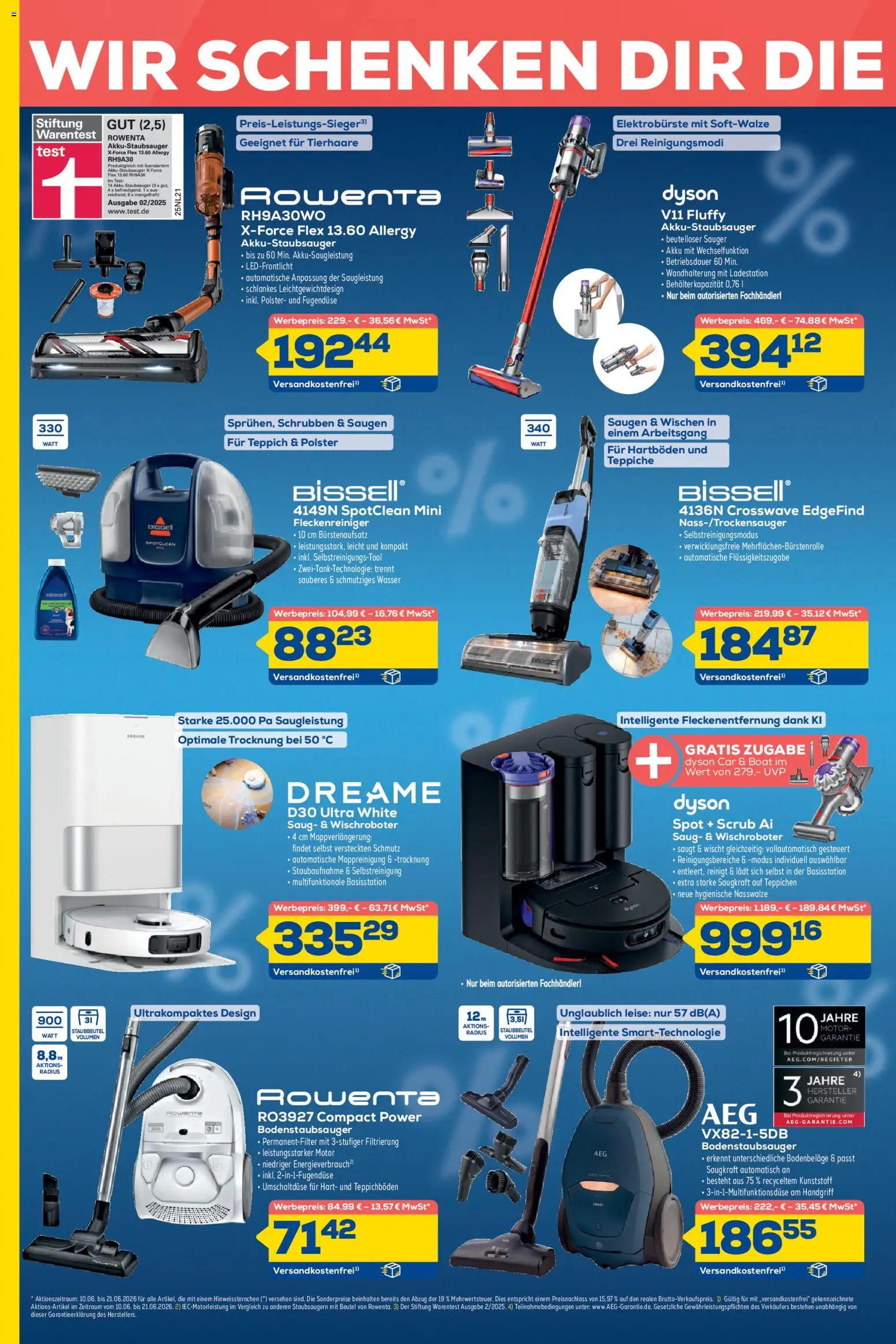 Euronics  Aktueller Prospekt – gültig ab 10.06.2026 | Seite: 4 | Produkte: Dyson, Teppich, Wasser