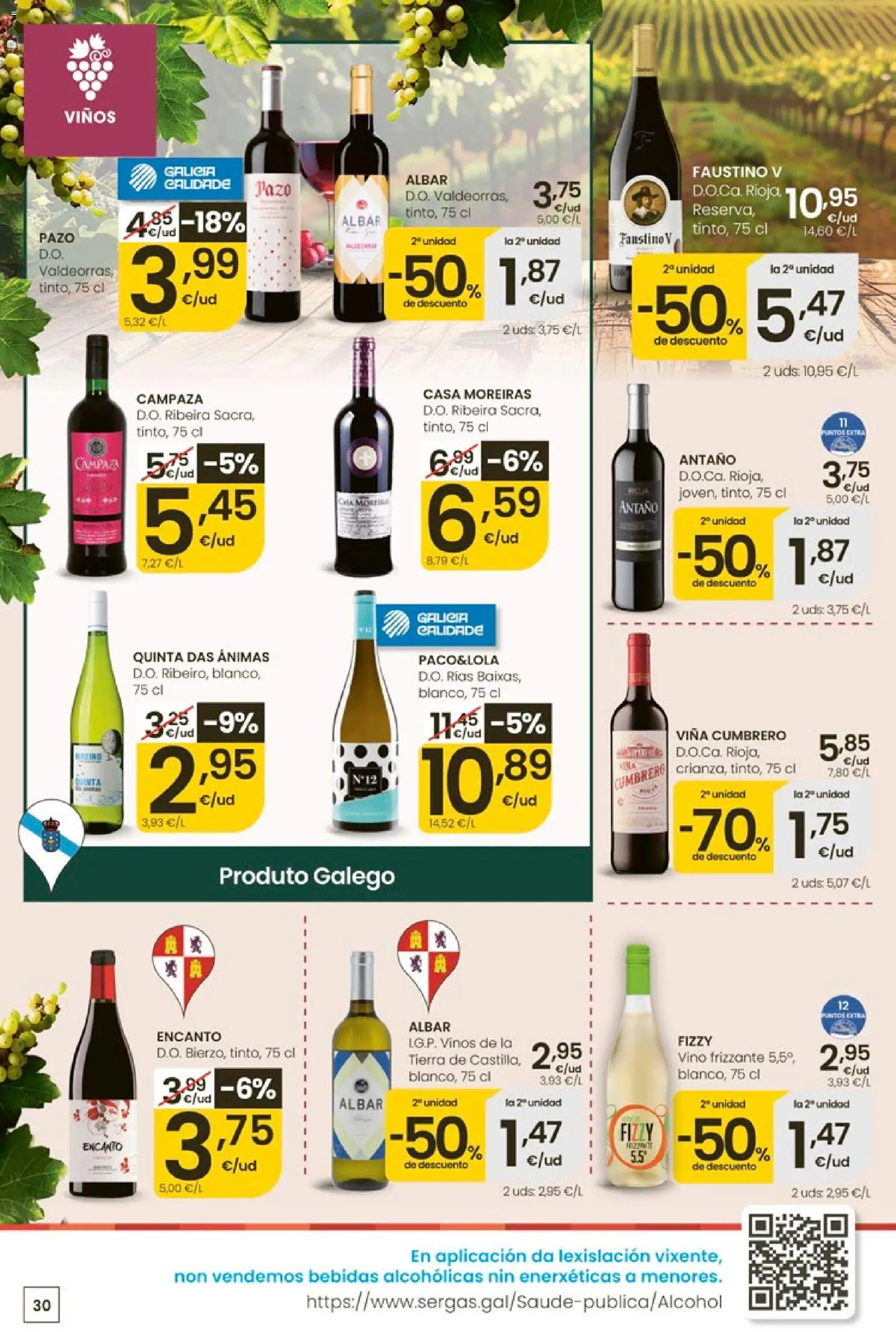 Eroski Quieres ahorrar conmigo │ válido desde el 14.05.2026 | Página: 30 | Productos: Vino