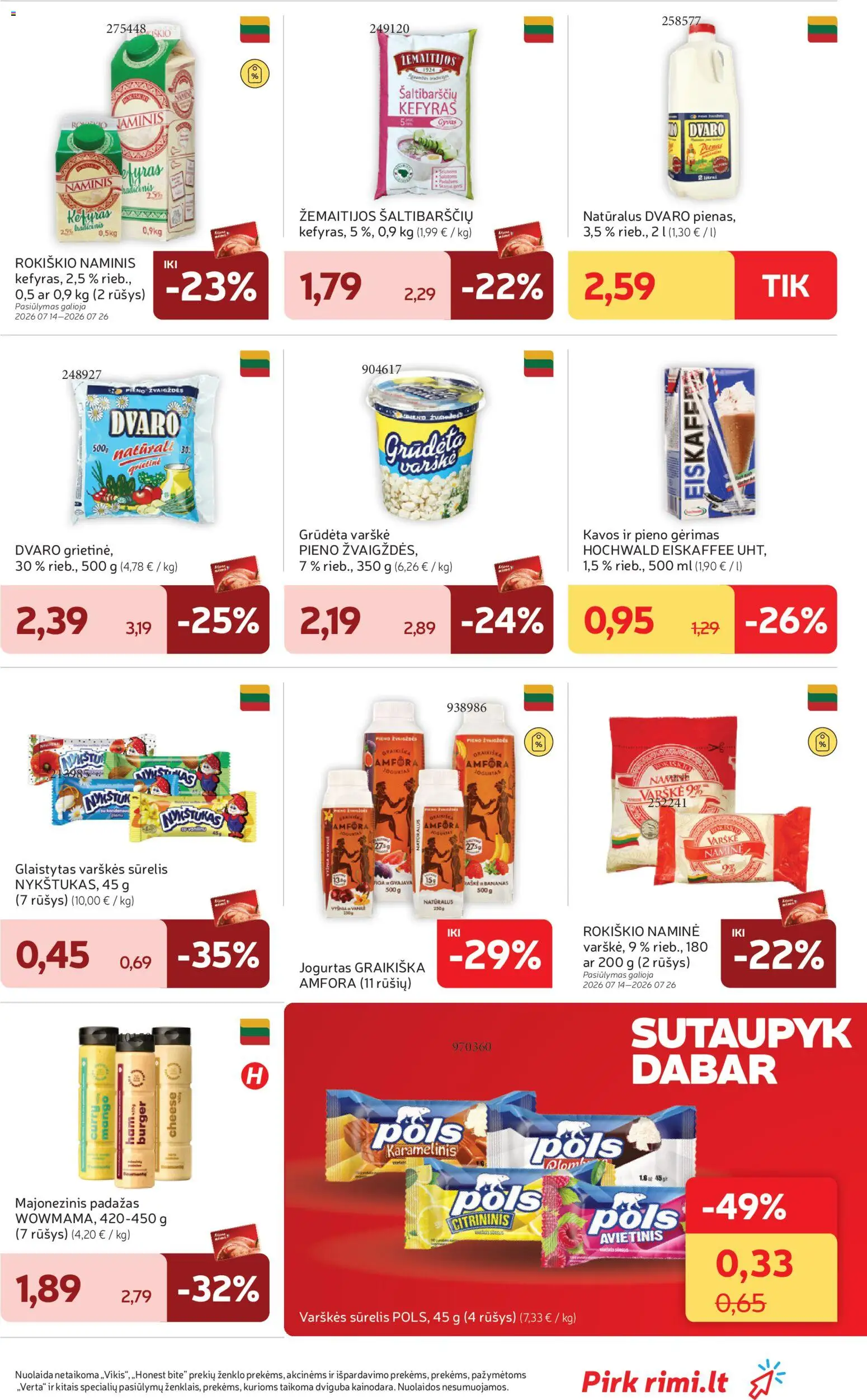 Rimi akcijos nuo 2026.07.14 | Puslapis: 23