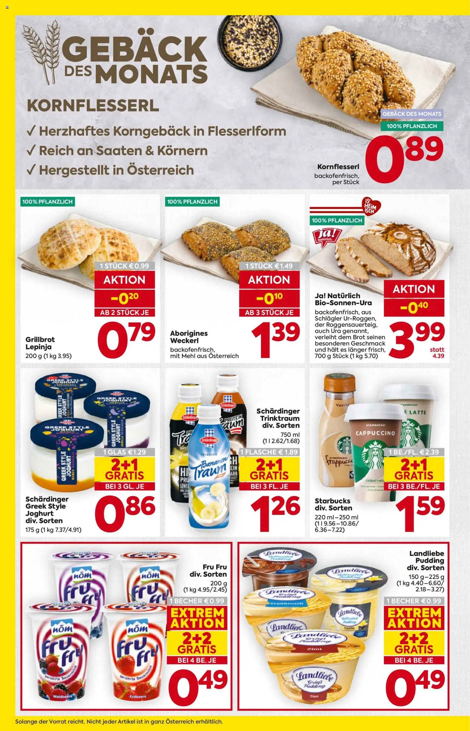 Billa - Flugblatt gültig ab 07.04.2026 | Seite: 8 | Produkte: Vanille, Joghurt, Gebäck, Brot