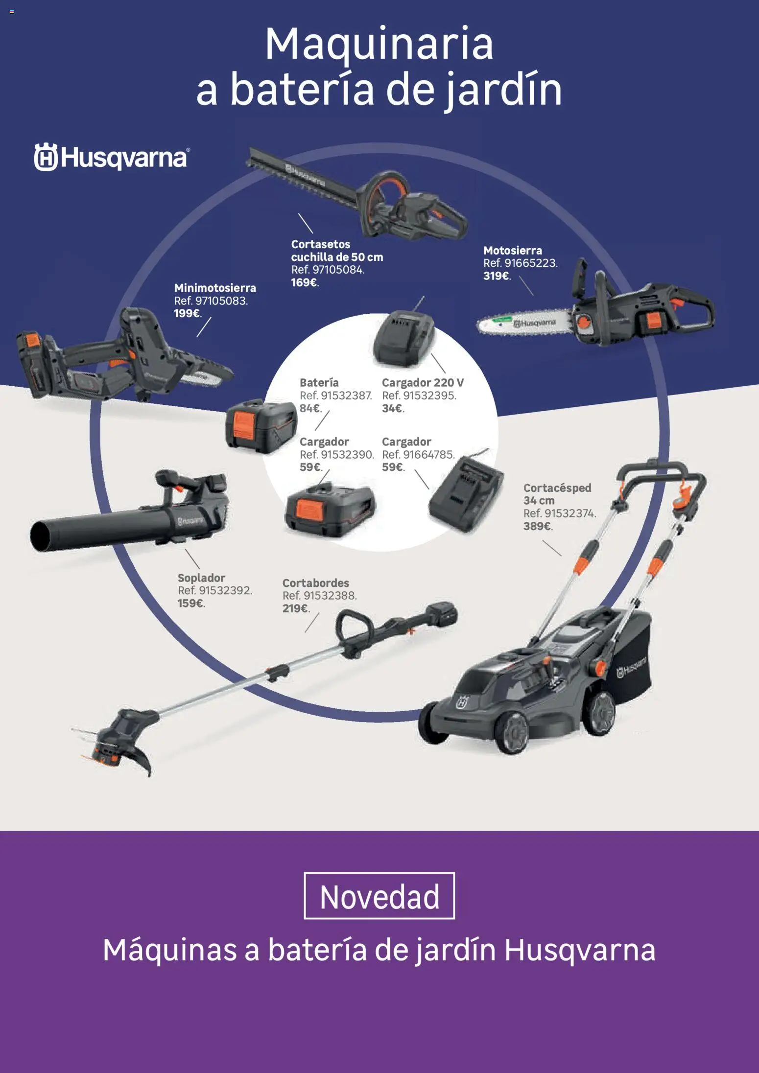 Leroy Merlin catálogo │ válido desde el 24.03.2026 | Página: 125 | Productos: Motosierra, Cortasetos, Απολυμαντικό, Batería