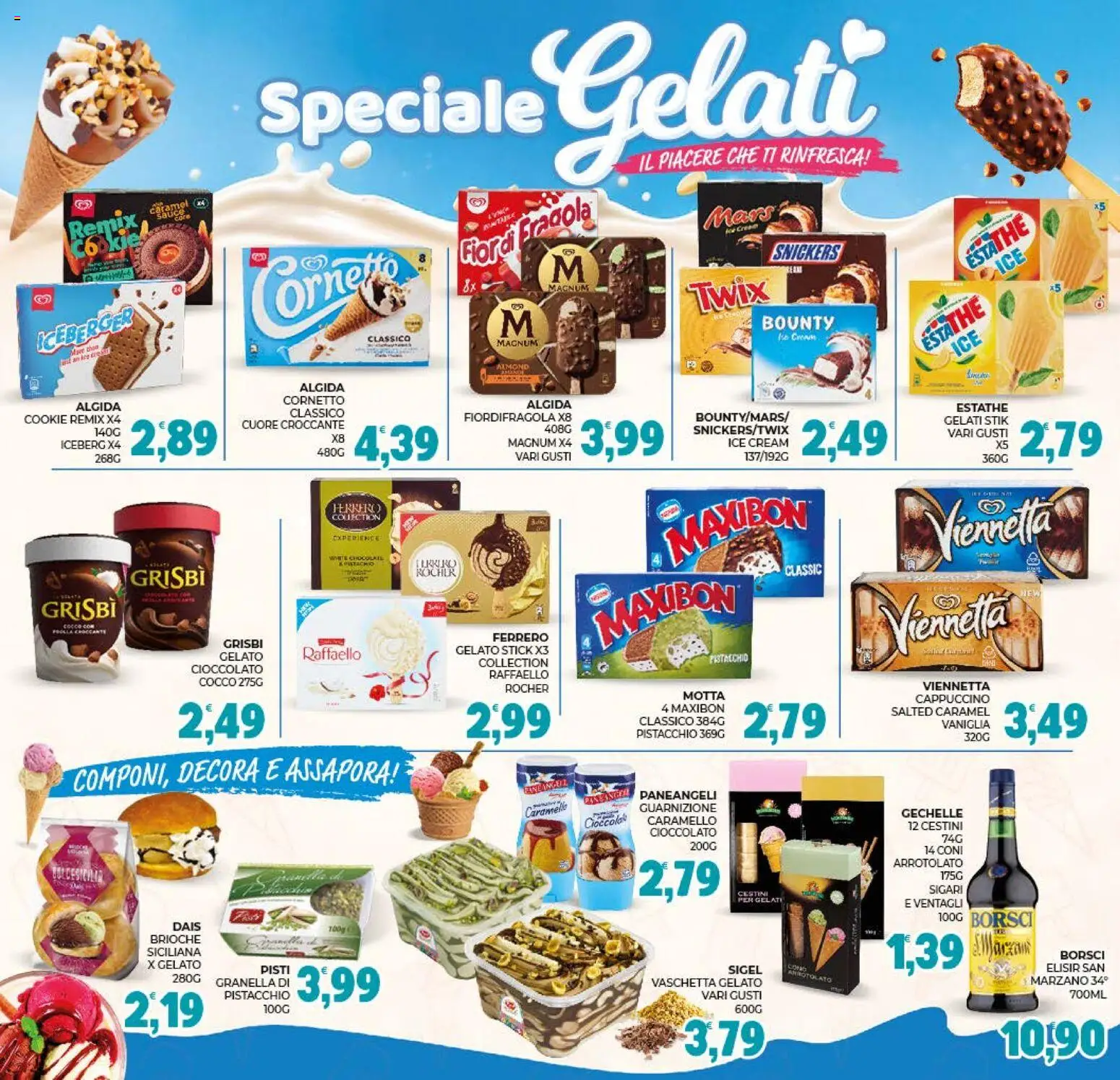 Volantino Eté del 19/08/2026 | Pagina: 14 | Prodotti: Brioche, Cornetto, Magnum, Cocco