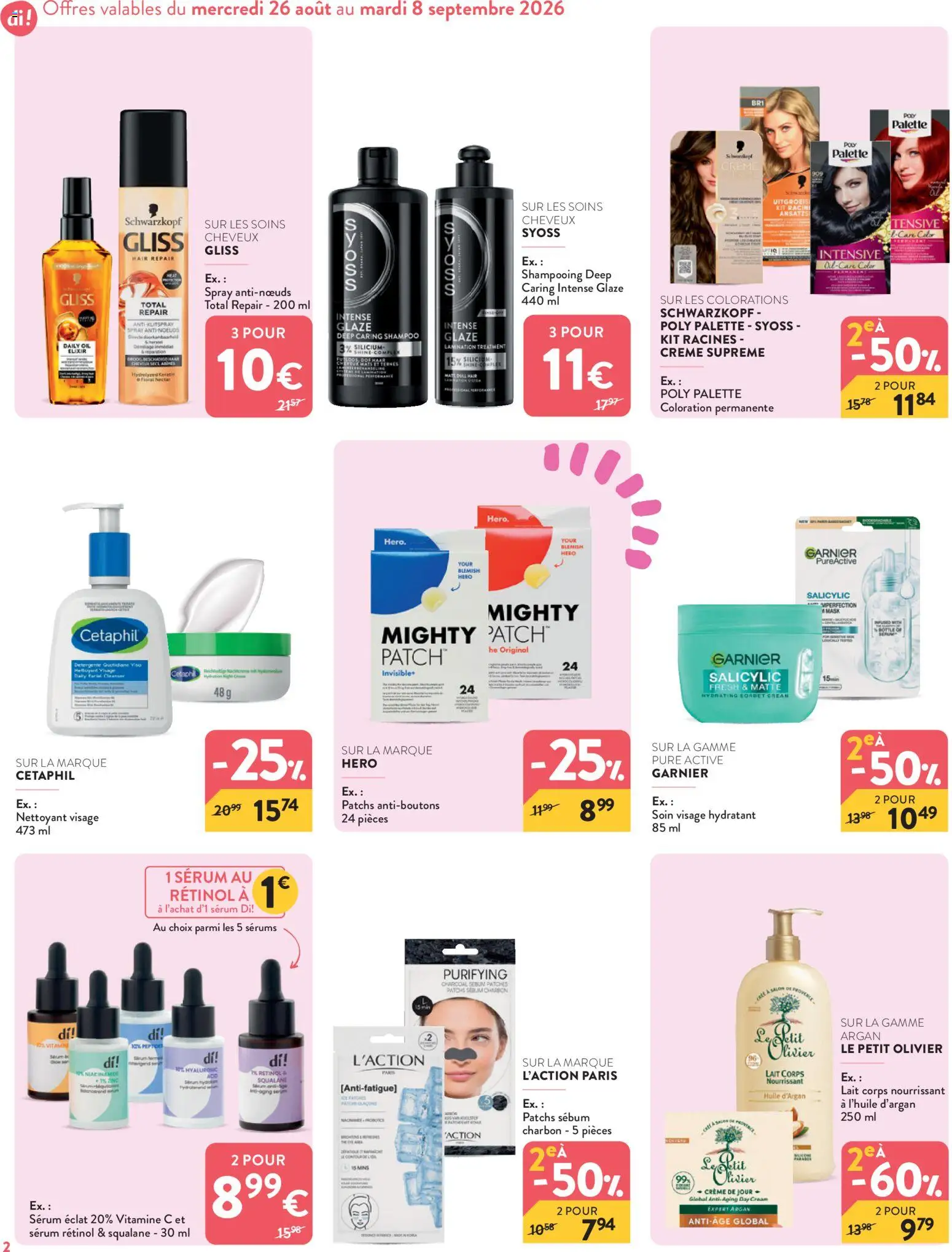 {H1} | Pagina: 2 | Producten: La, Vitamine C, Shampoo, Crème