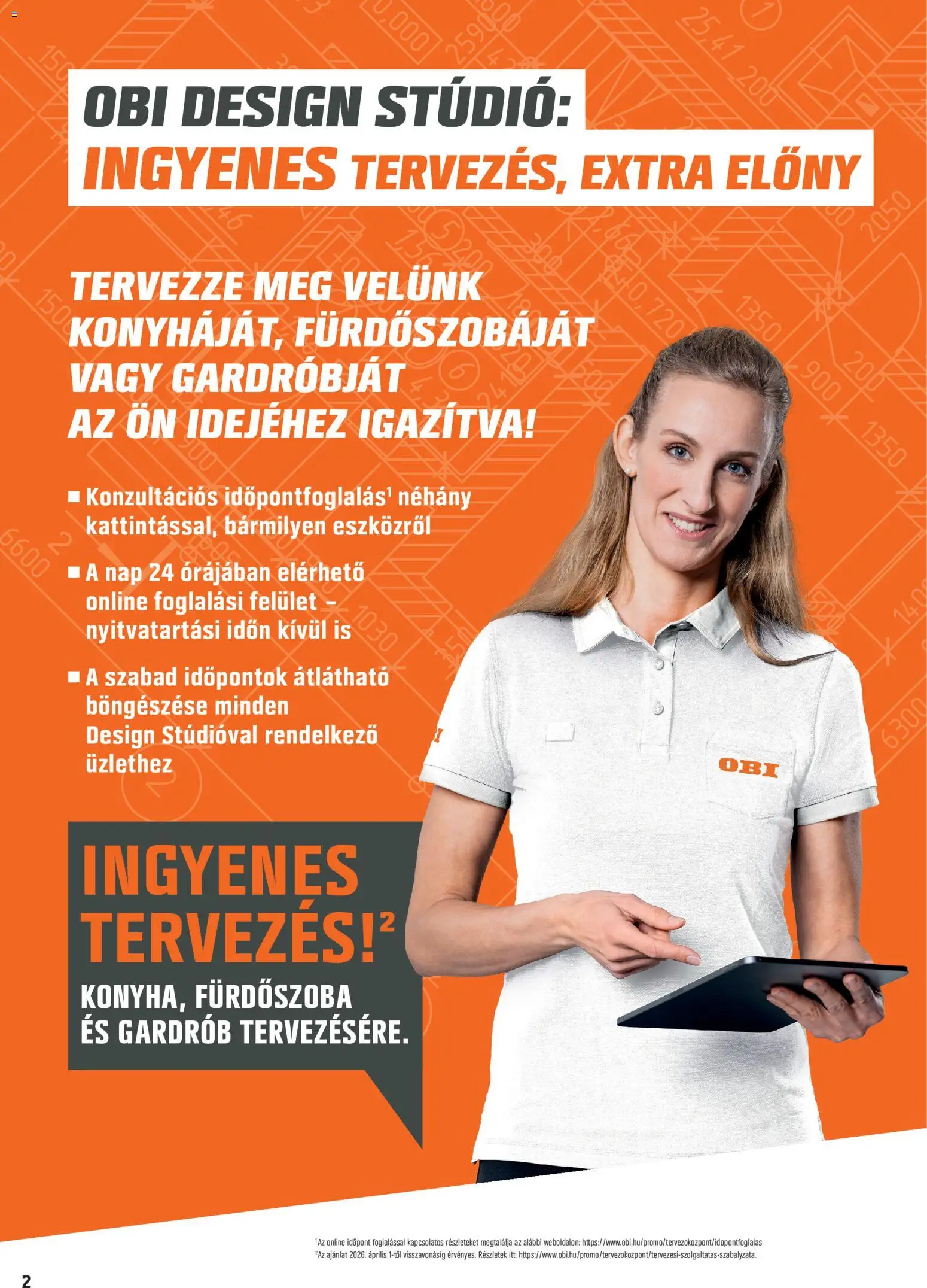 OBI akciós ujság - amely érvényes a következő dátumtól: 04.05.2026 | Oldal: 2 | Termékek: Gardrób, Fürdőszoba