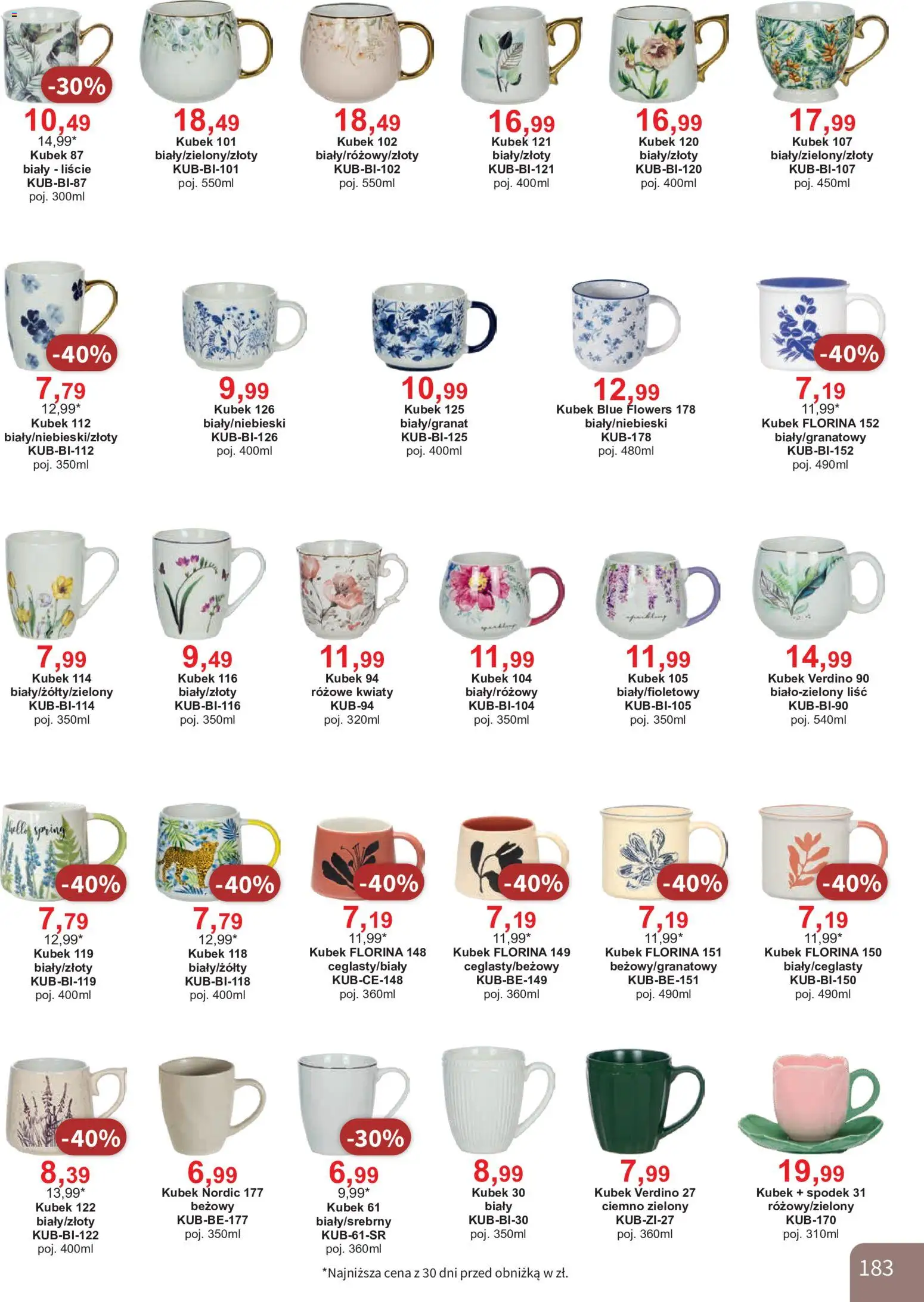 Bodzio Katalog od 01.08.2026 | Strona: 183 | Produkty: Kwiaty