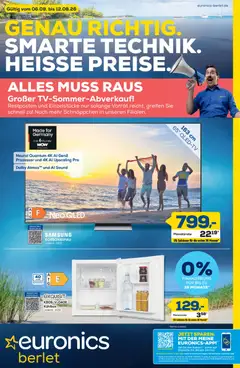 Euronics Prospekt Berlet ab 06.08.2026 gültig