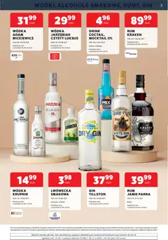 Pogląd oferty "Stokrotka gazetka - Oferta alkoholowa" - ważna od 11.06.2026 | Strona: 3 | Produkty: Stokrotka, Rum, Alkohol, Wódka