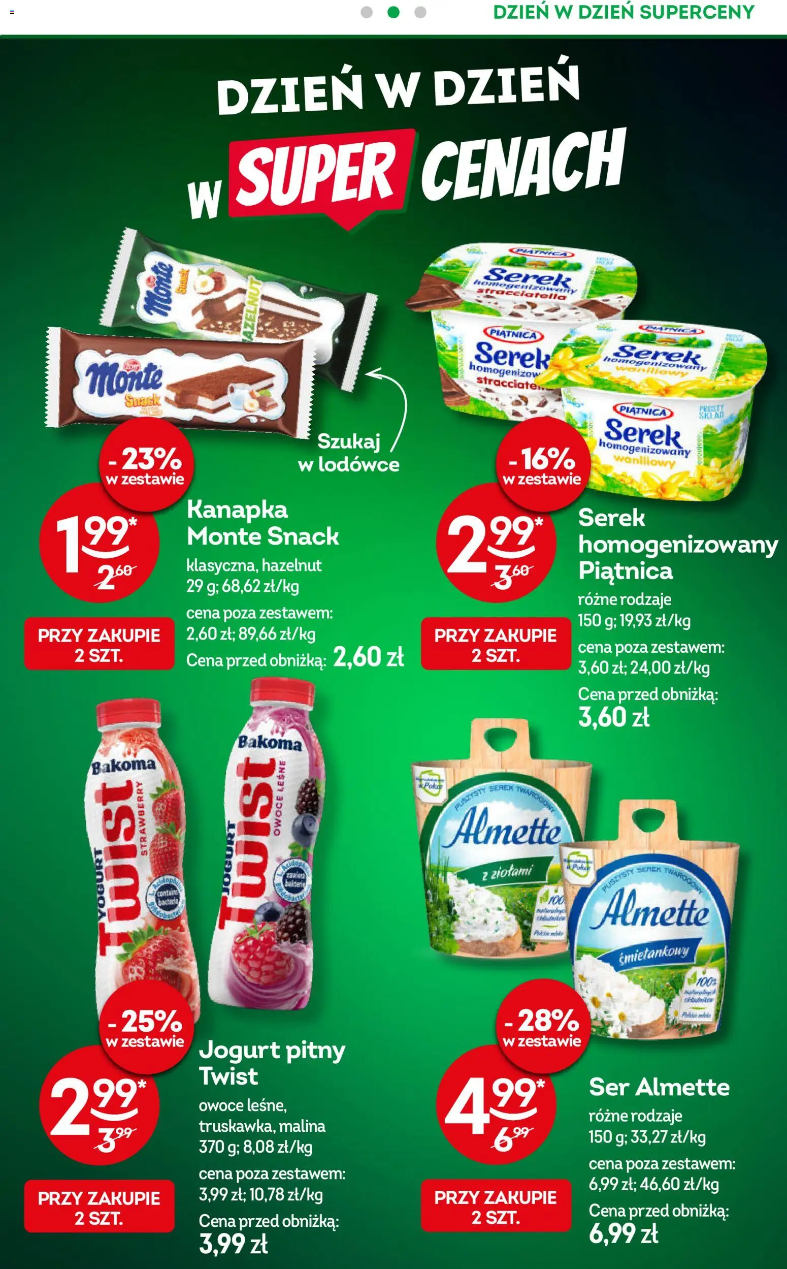 Żabka gazetka - Codzienne produkty od 07.10.2026 | Strona: 5 | Produkty: Piątnica, Owoce leśne, Ser, Owoce