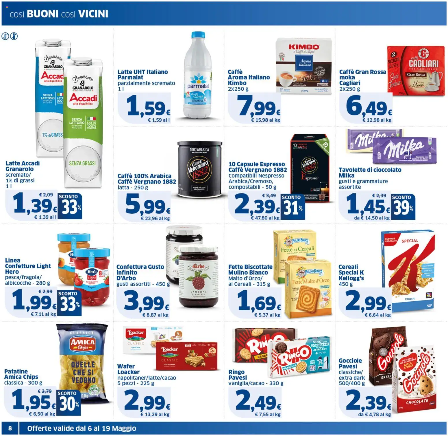 Volantino SIGMA del 06.05.2026 | Pagina: 8 | Prodotti: Cioccolato, Fragole, Latte, Cacao