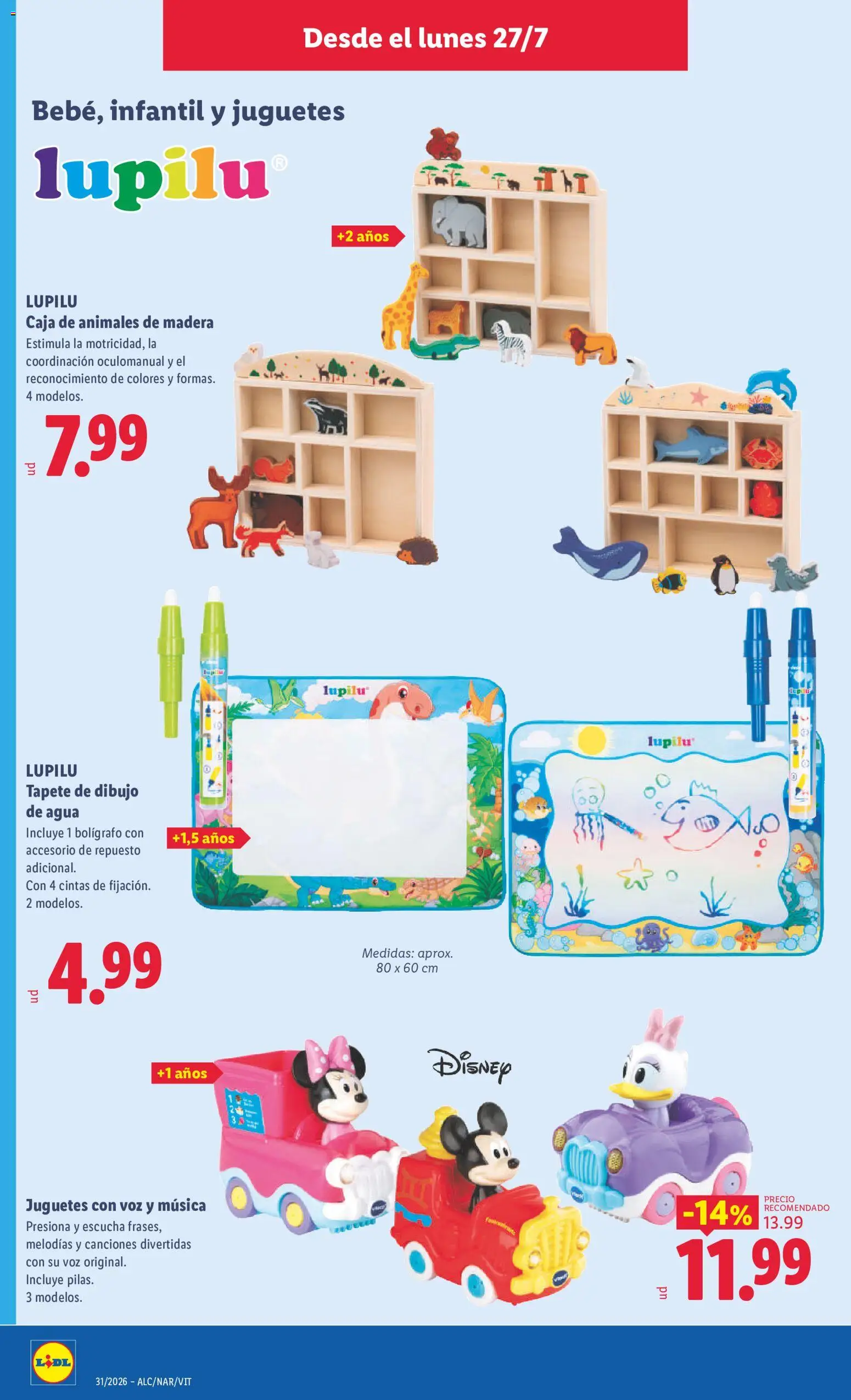 Lidl folleto de bazar │ válido desde el 27/07/2026 | Página: 18 | Productos: Juguetes, Caja