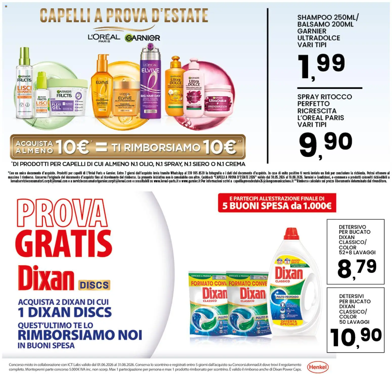 Volantino Interspar del 20/08/2026 | Pagina: 30 | Prodotti: Shampoo, Balsamo, Crema, Tè