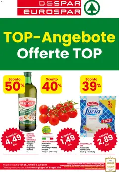 Anteprima del volantino Eurospar volantino Merano valido a partire dal 25/06/2026