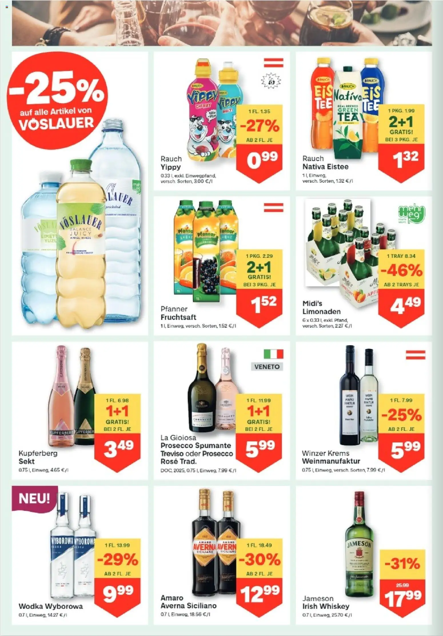 MPREIS Hohenems gültig ab 16.07.2026 | Seite: 10 | Produkte: Wodka, Whiskey, Wein