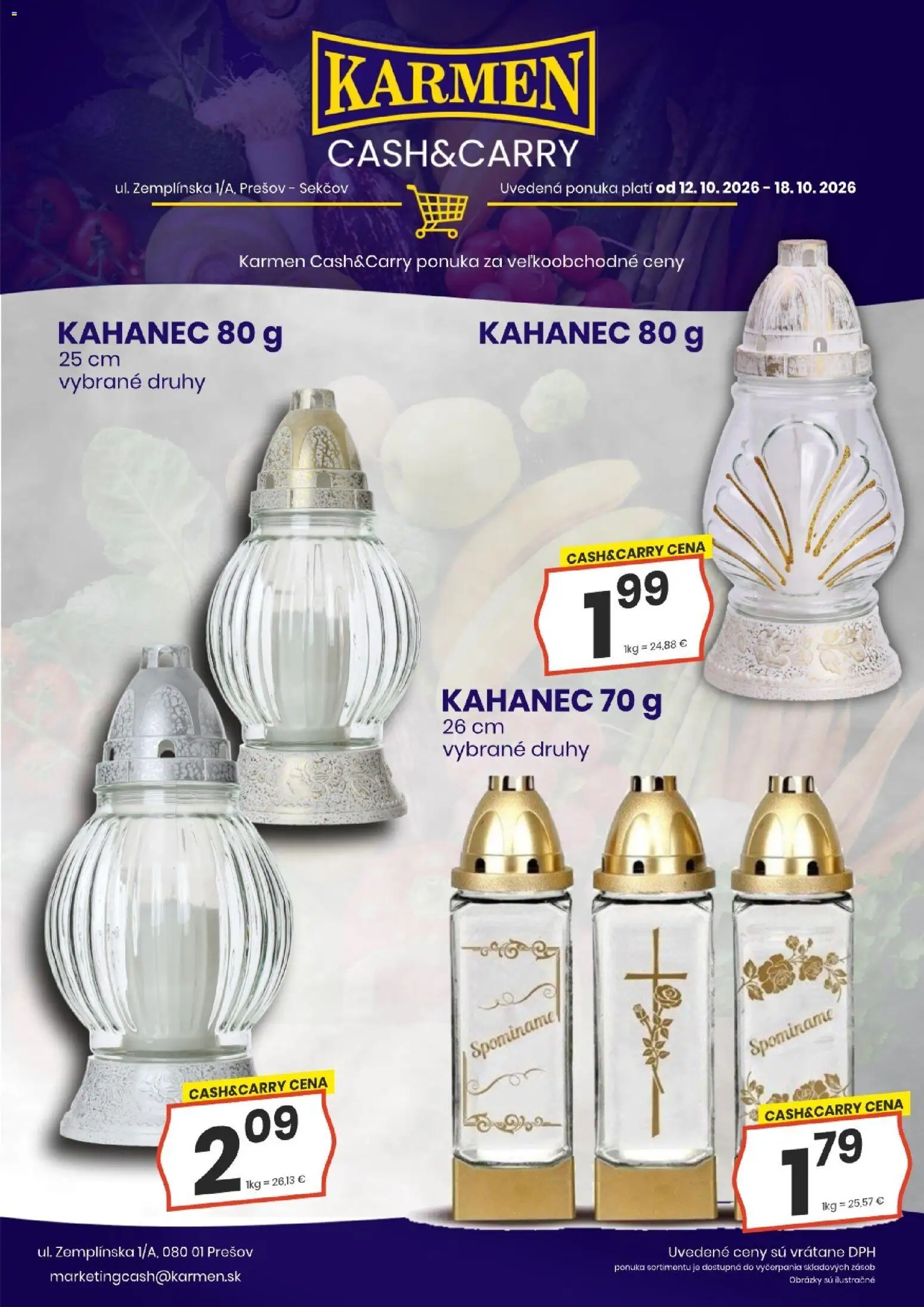 Nové KARMEN CBA akcie – leták je platný od 12.10.2026 | Strana: 4
