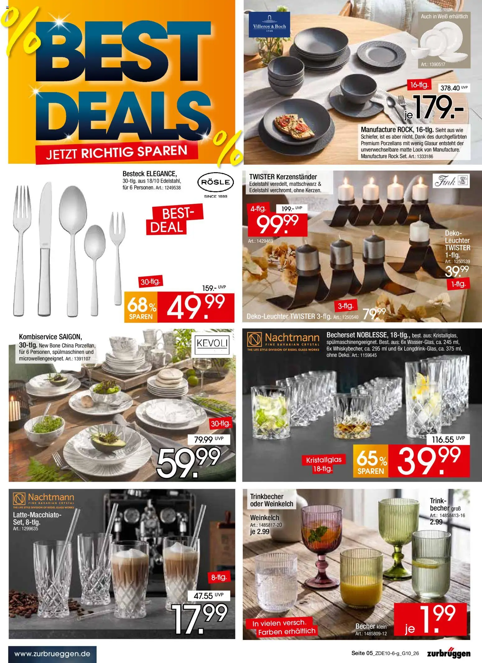 Zurbrüggen Best Deals – gültig ab 04.10.2026 | Seite: 5