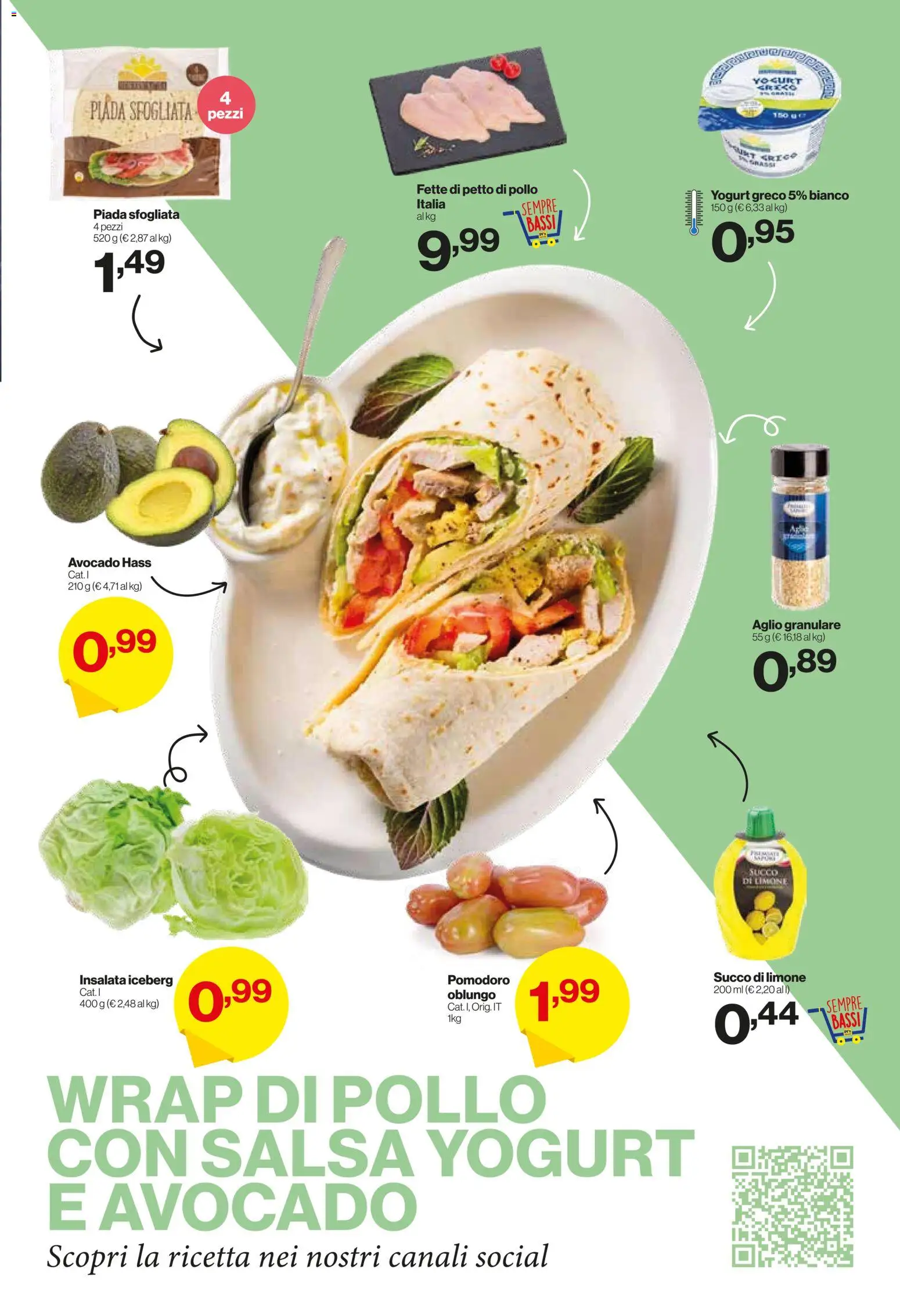 Volantino IN's del 01/07/2026 | Pagina: 9 | Prodotti: Succo, Insalata, Avocado, Limone