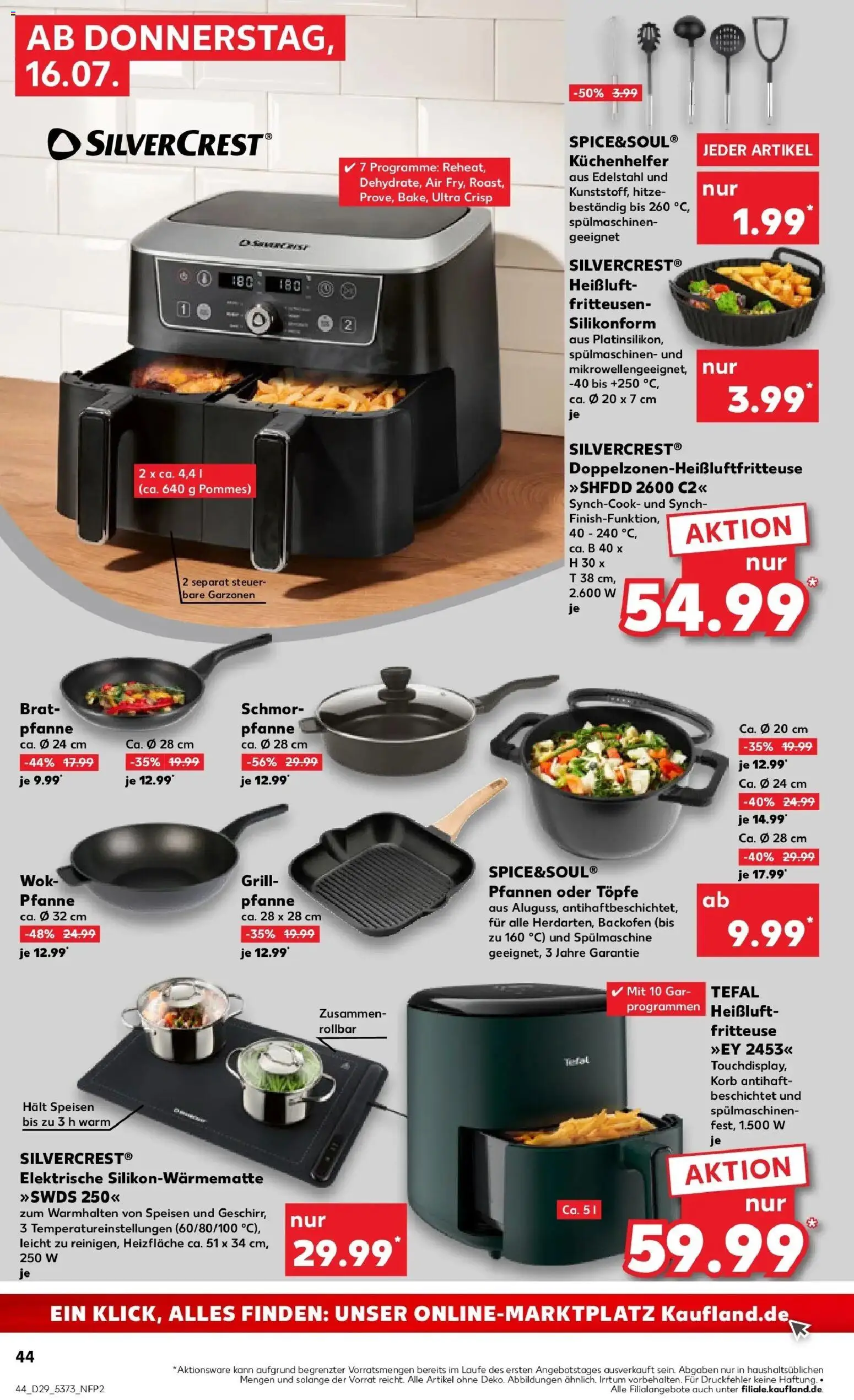 Kaufland Prospekt Hamburg – gültig ab 13.07.2026 | Seite: 53 | Produkte: Grill, Korb, Fritteuse, Wok