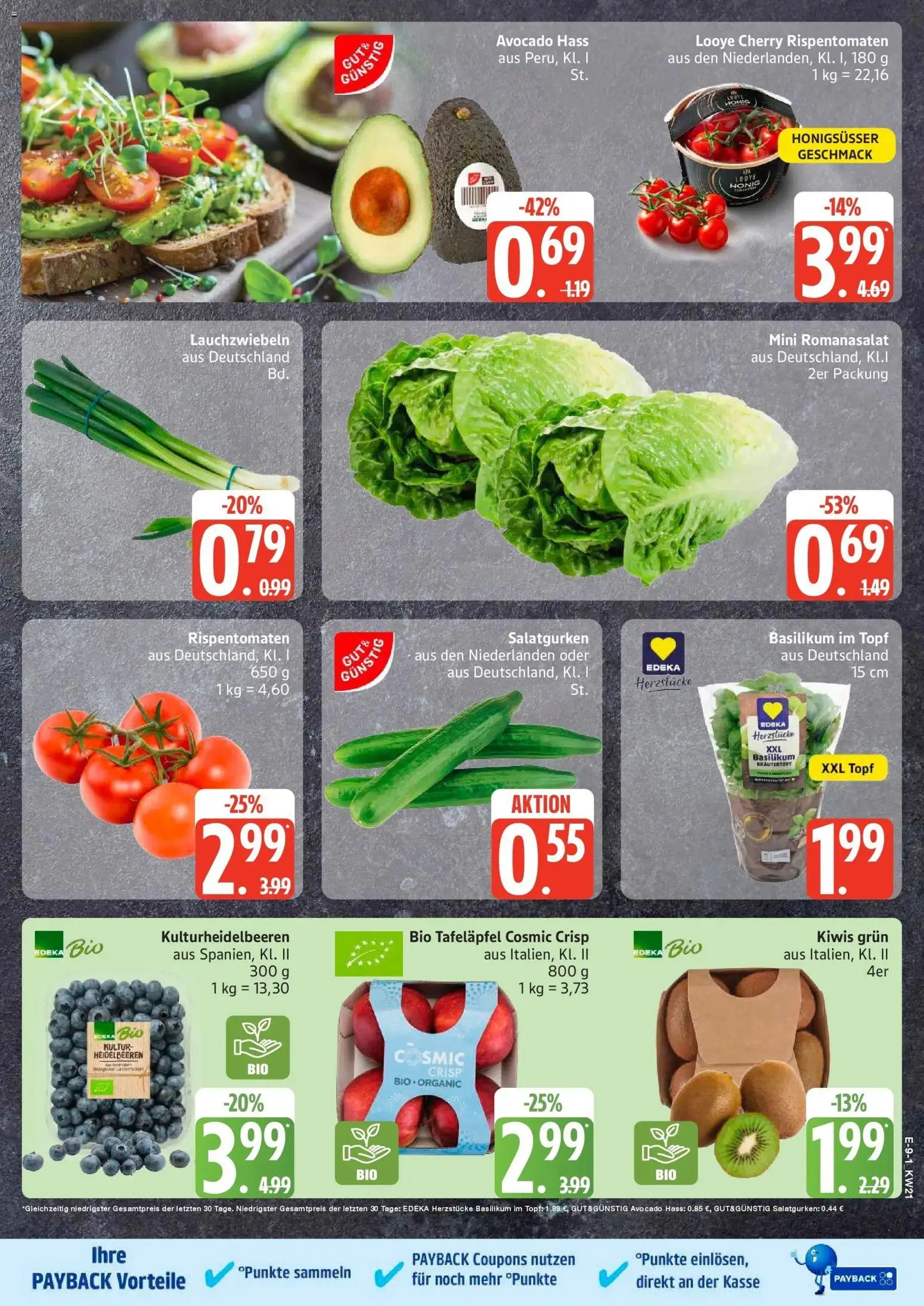 Marktkauf Prospekt Mölln	 – gültig ab 17.05.2026 | Seite: 9 | Produkte: Heidelbeeren, Avocado