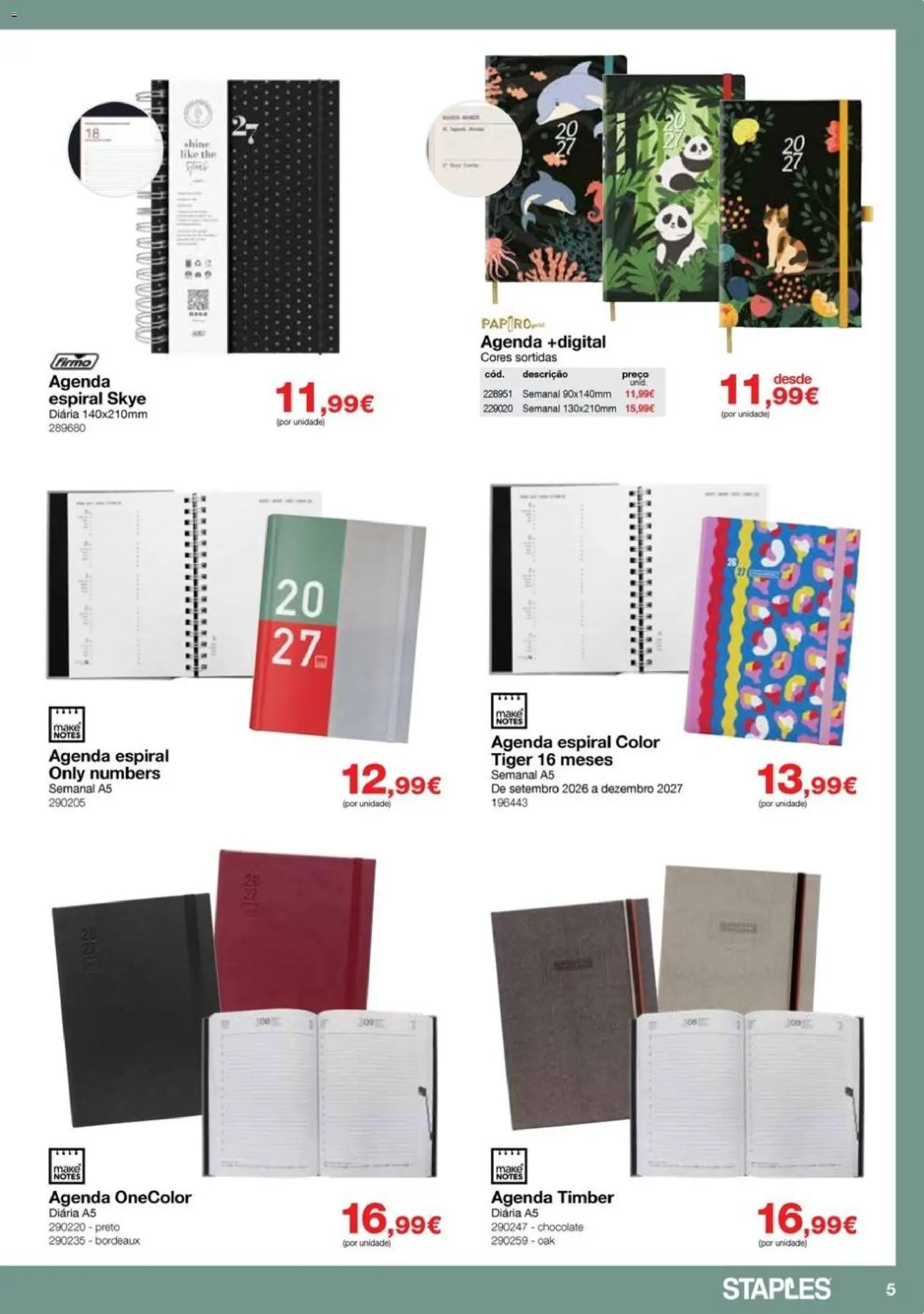Staples folheto Agendas 2027 │ válido de 19/10/2026 | Página: 5 | Produtos: Chocolate