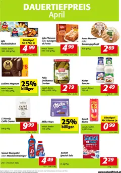 Nah und Frisch Dauertiefpreise April ab 01.04.2026 gültig