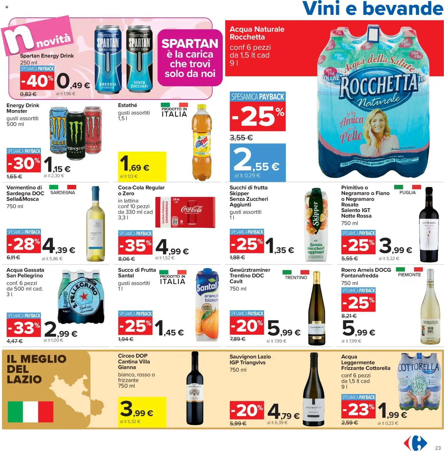 Volantino Carrefour del 16.06.2026 | Pagina: 23 | Prodotti: Succo, Frutta, Arancia, Succo di frutta