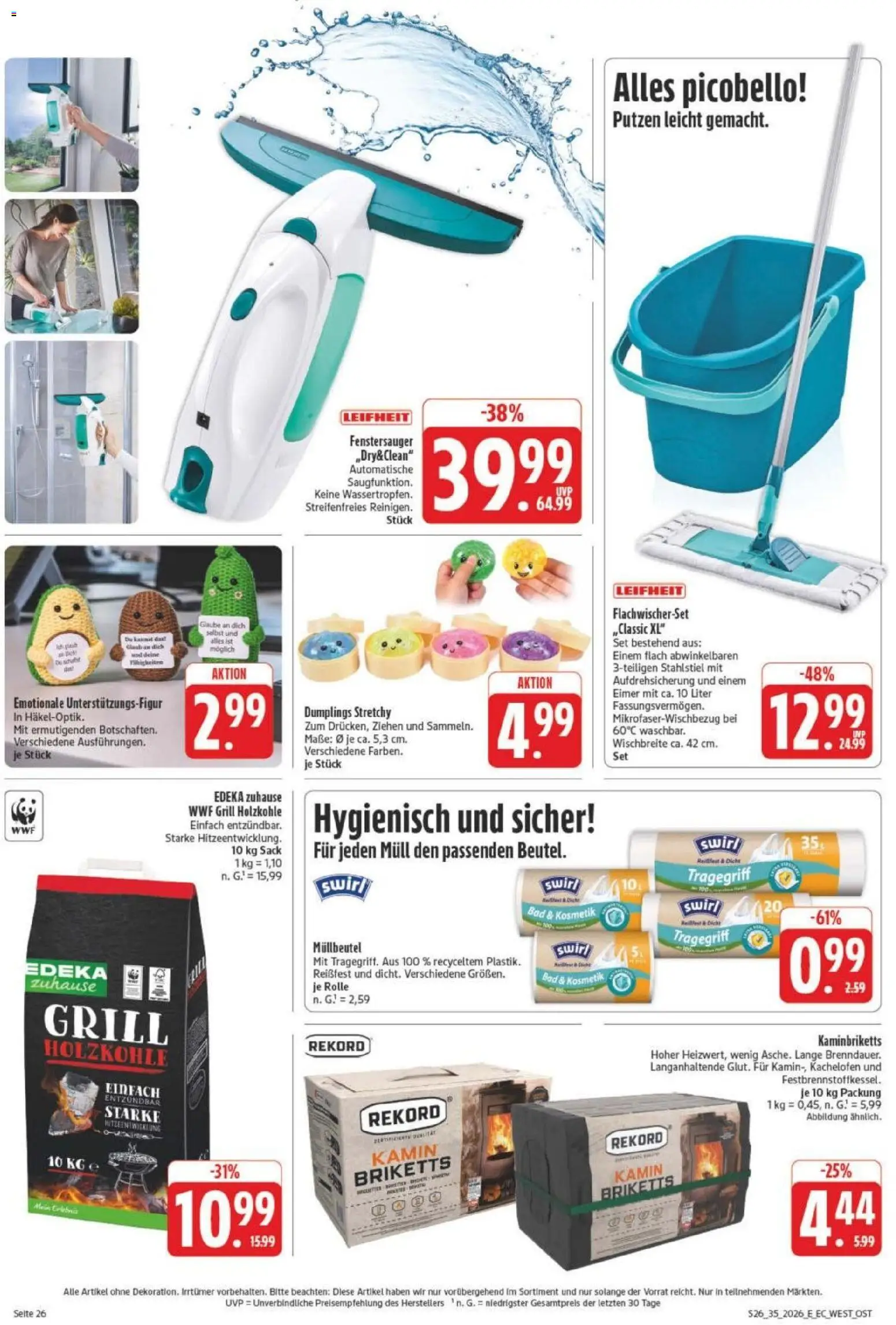 Edeka Prospekt Leipzig – gültig ab 23.08.2026 | Seite: 34 | Produkte: Grill, Kamin, Bad