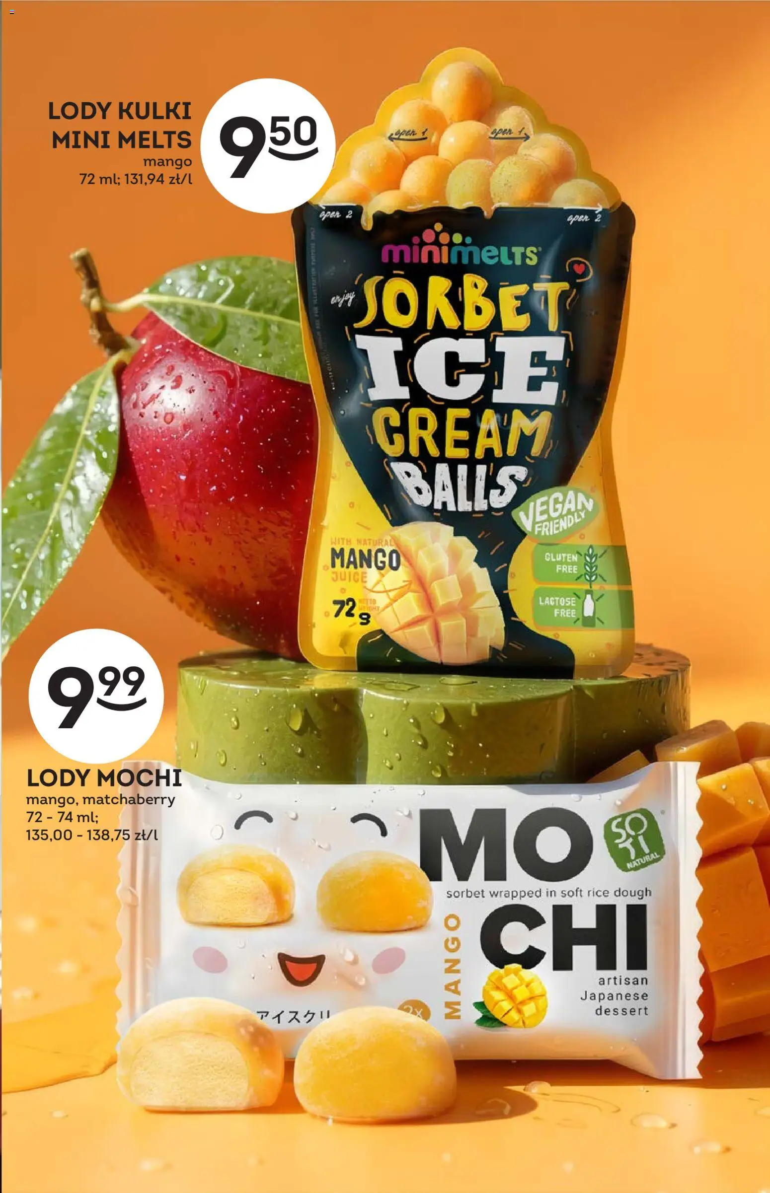 Żabka gazetka - Katalog lodowy od 15.07.2026 | Strona: 15 | Produkty: Mango, Sorbet, Lody
