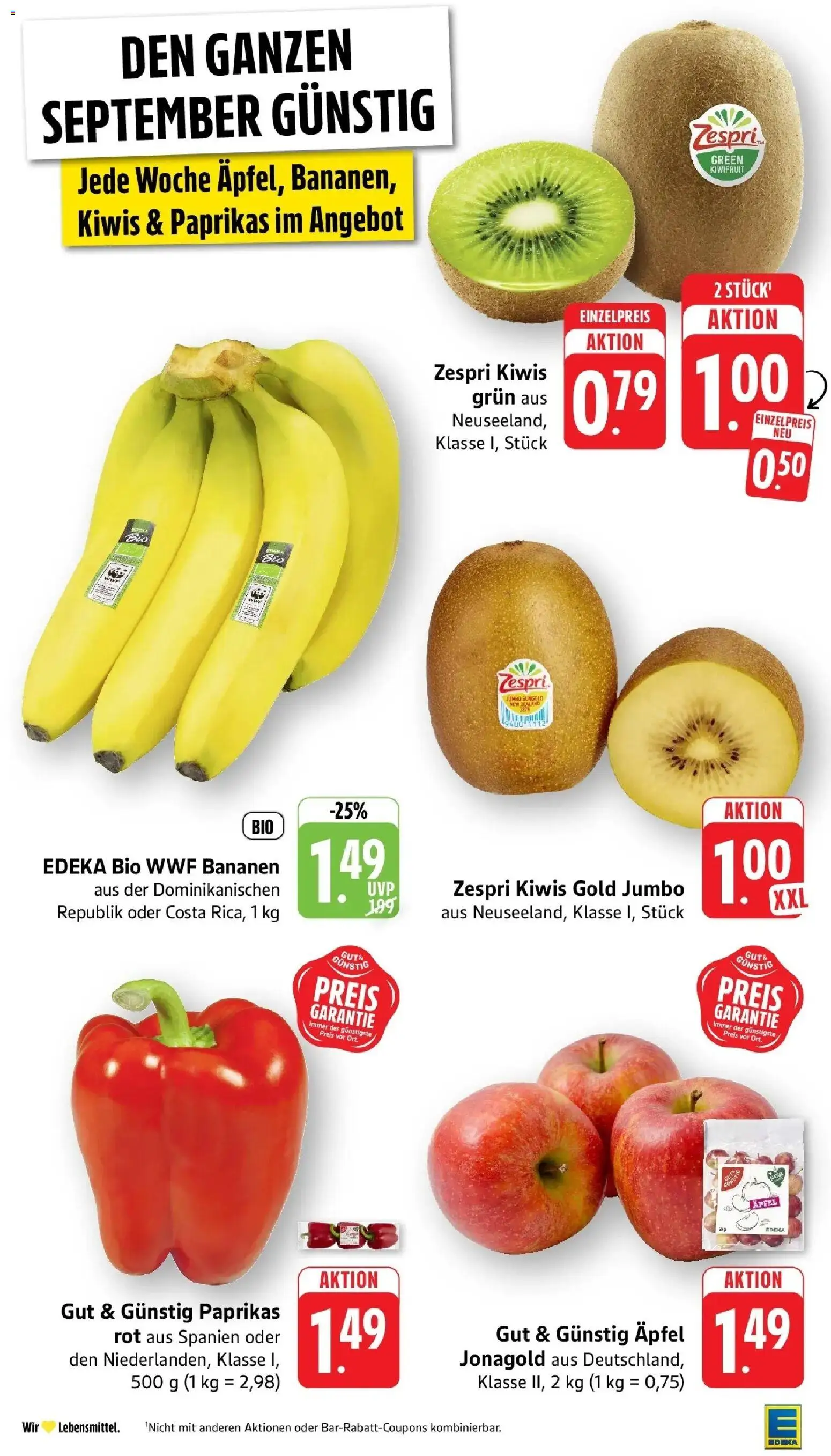 Edeka Prospekt Freiburg (ab 31.08.2026) » Angebote Online | Seite: 14 | Produkte: Äpfel, Bananen