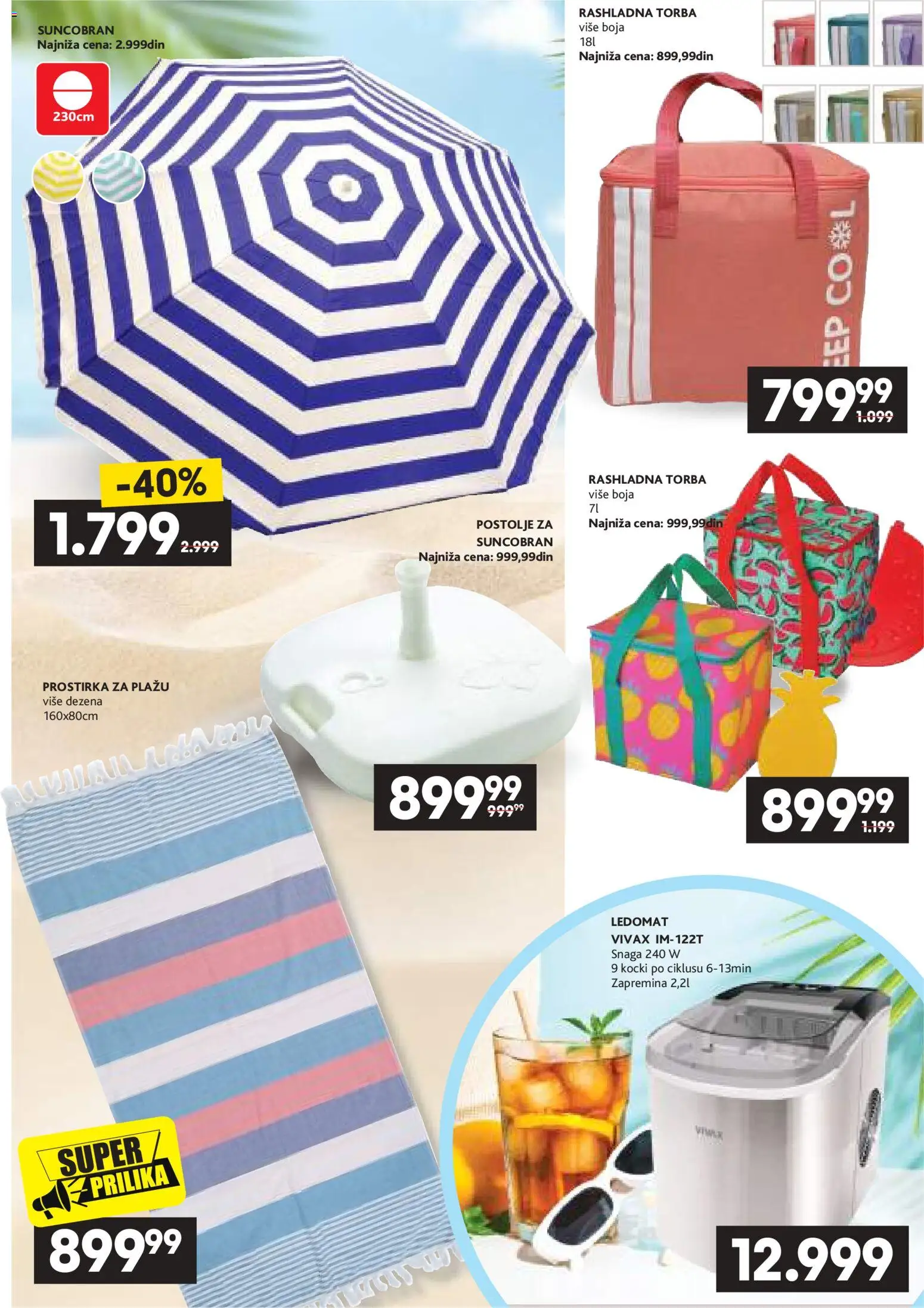 Idea katalog - važi od 04.06.2026 | Strana: 27 | Proizvode: Torba, Suncobran