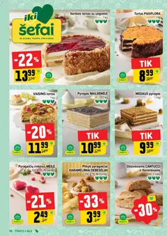 IKI leidinys galioja nuo 2026.07.27 | Puslapis: 10 | Prekių: Tortas, Pyragas