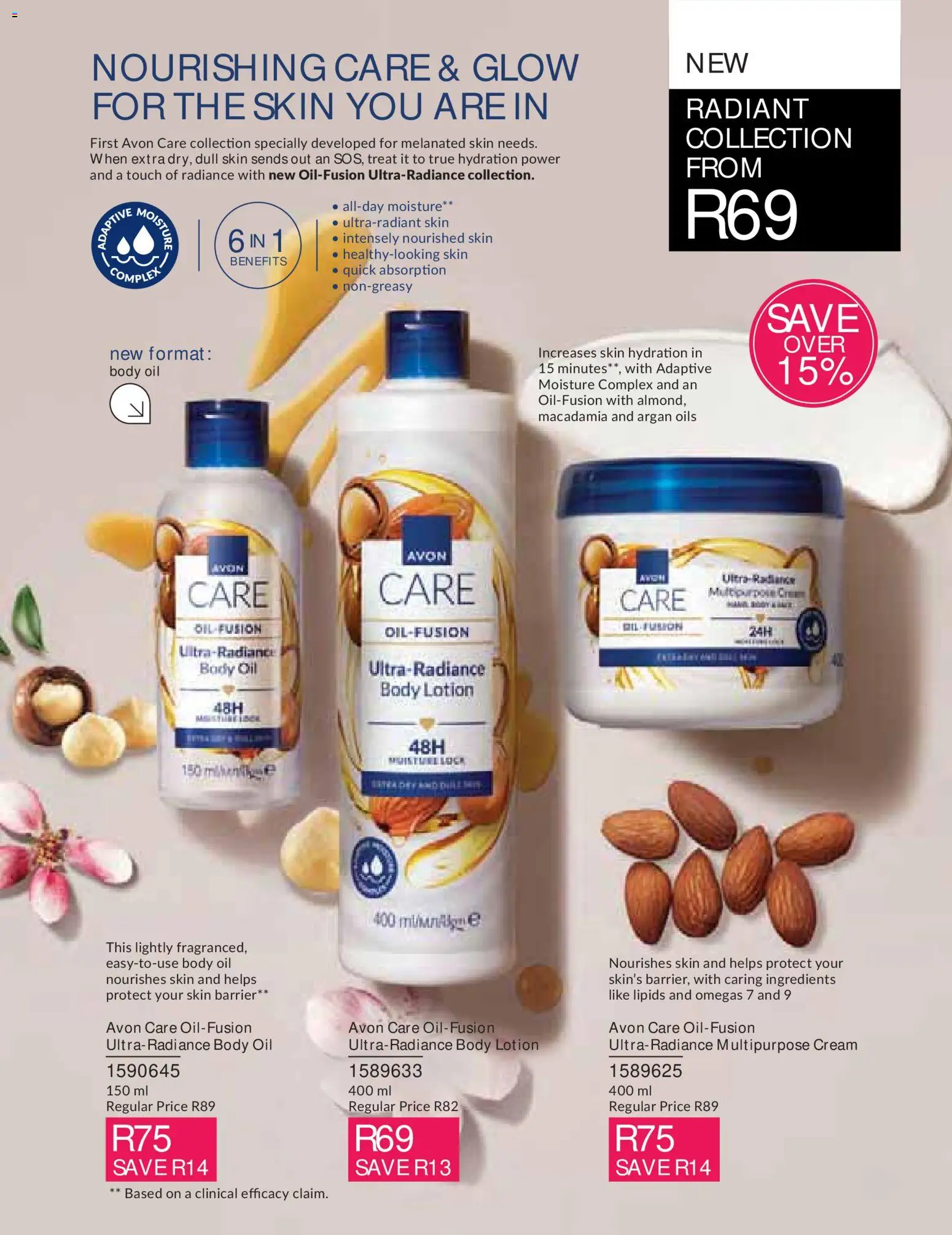 New Avon catalogue – valid from 01/09/2026 | Page: 149 | Products: Ingredients, Oil, Cream, Lotion