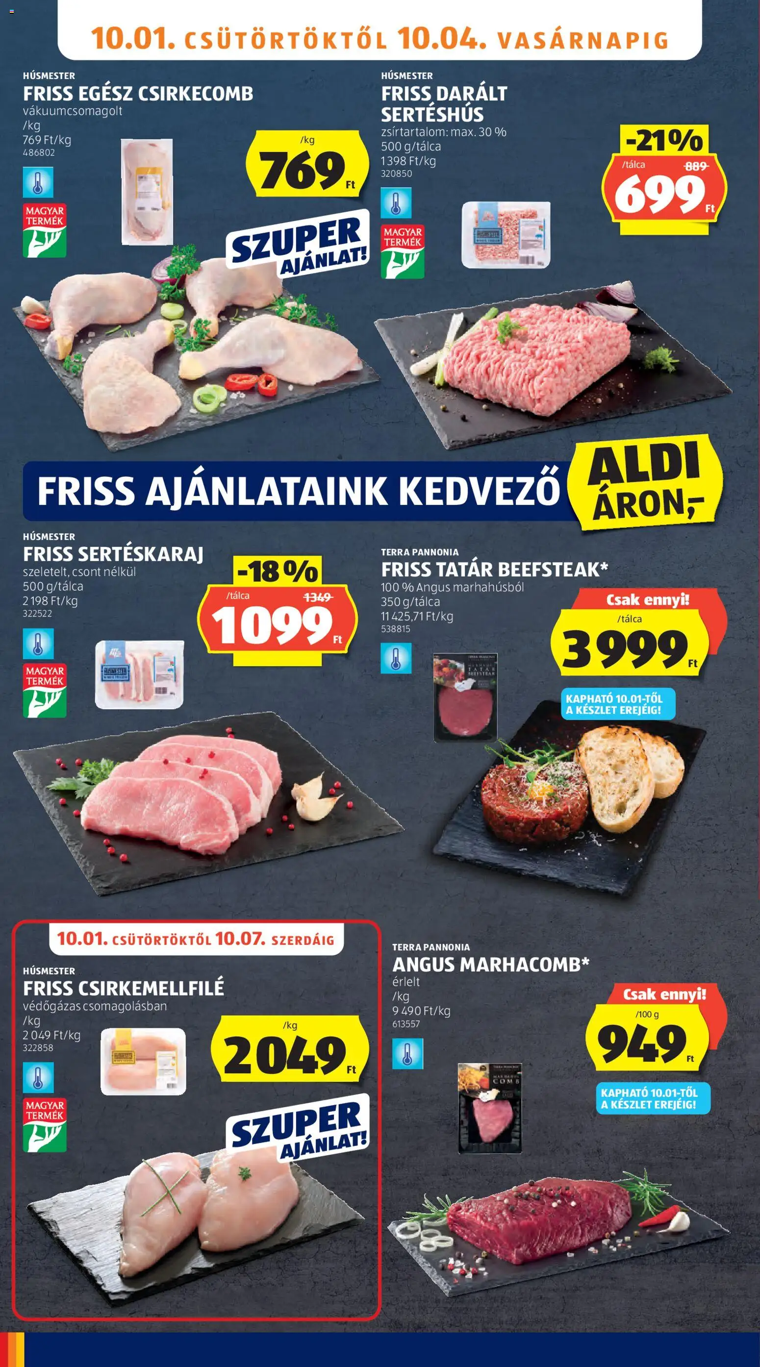 Aldi akciós ujság - amely érvényes a következő dátumtól: 2026.10.01. | Oldal: 10