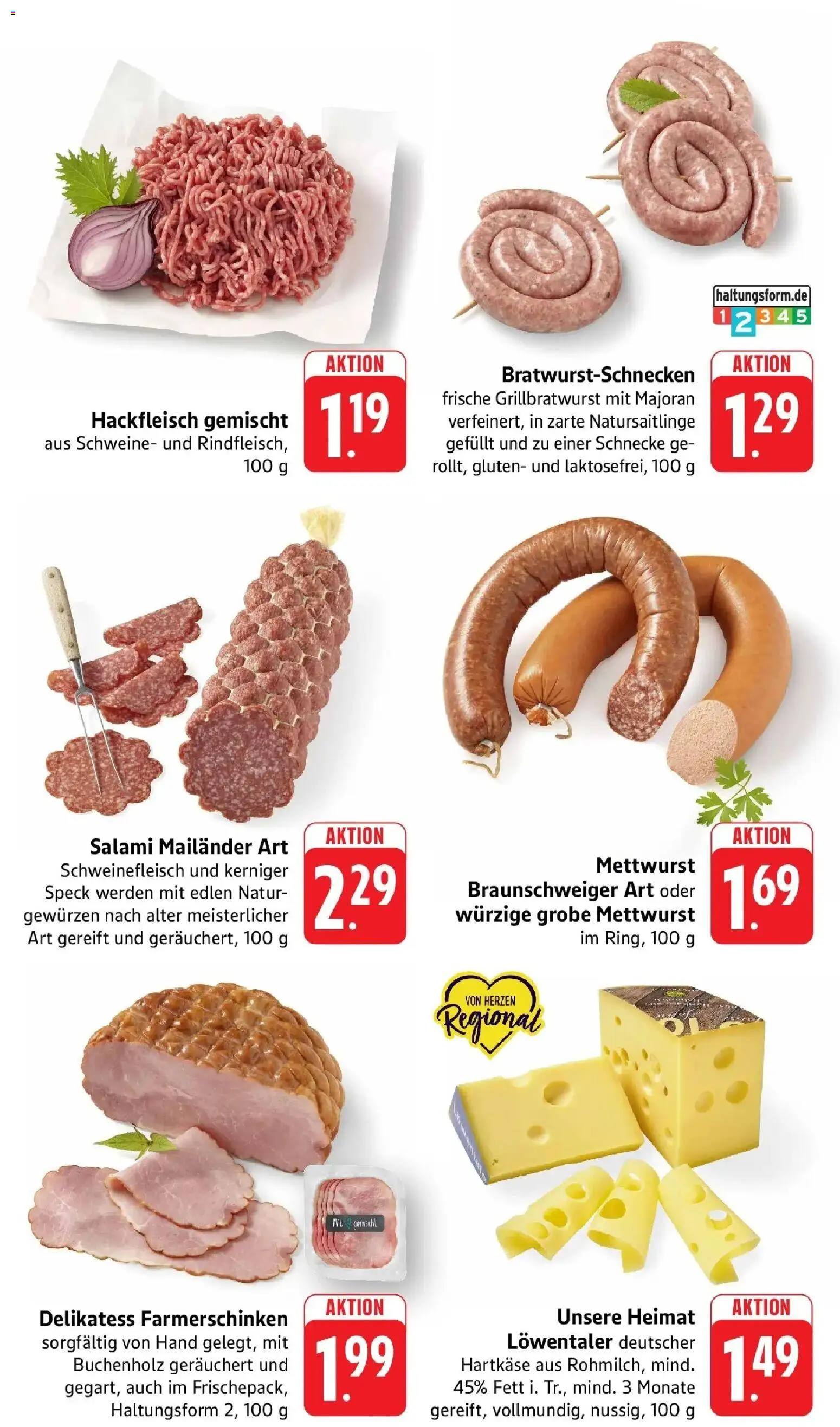 nah & gut Prospekt Offenburg-Zunsweier – gültig ab 27.07.2026 | Seite: 3 | Produkte: Salami, Schweinefleisch, Hackfleisch