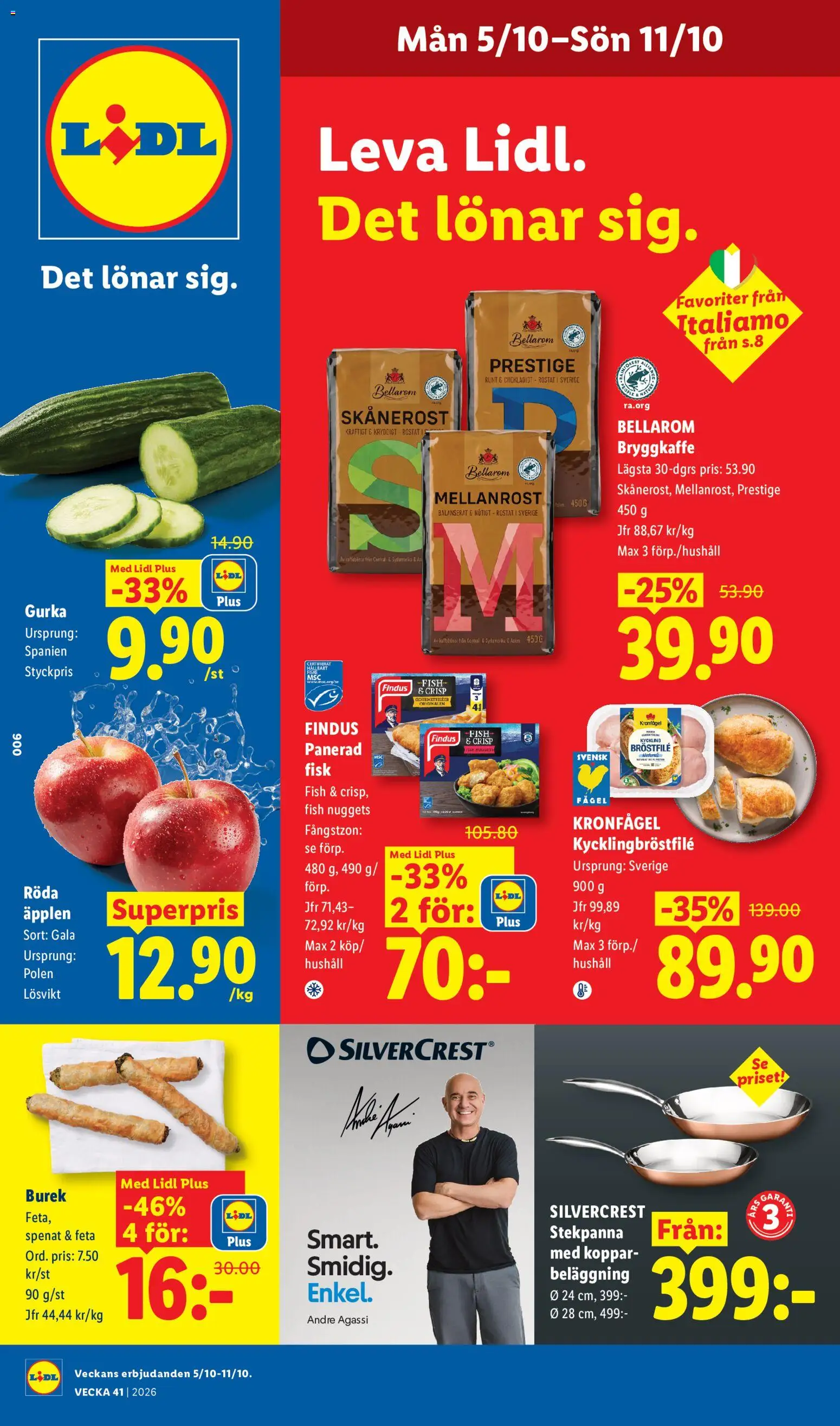 Lidl reklamblad aktuell från 05/10/2026 | Sida: 1