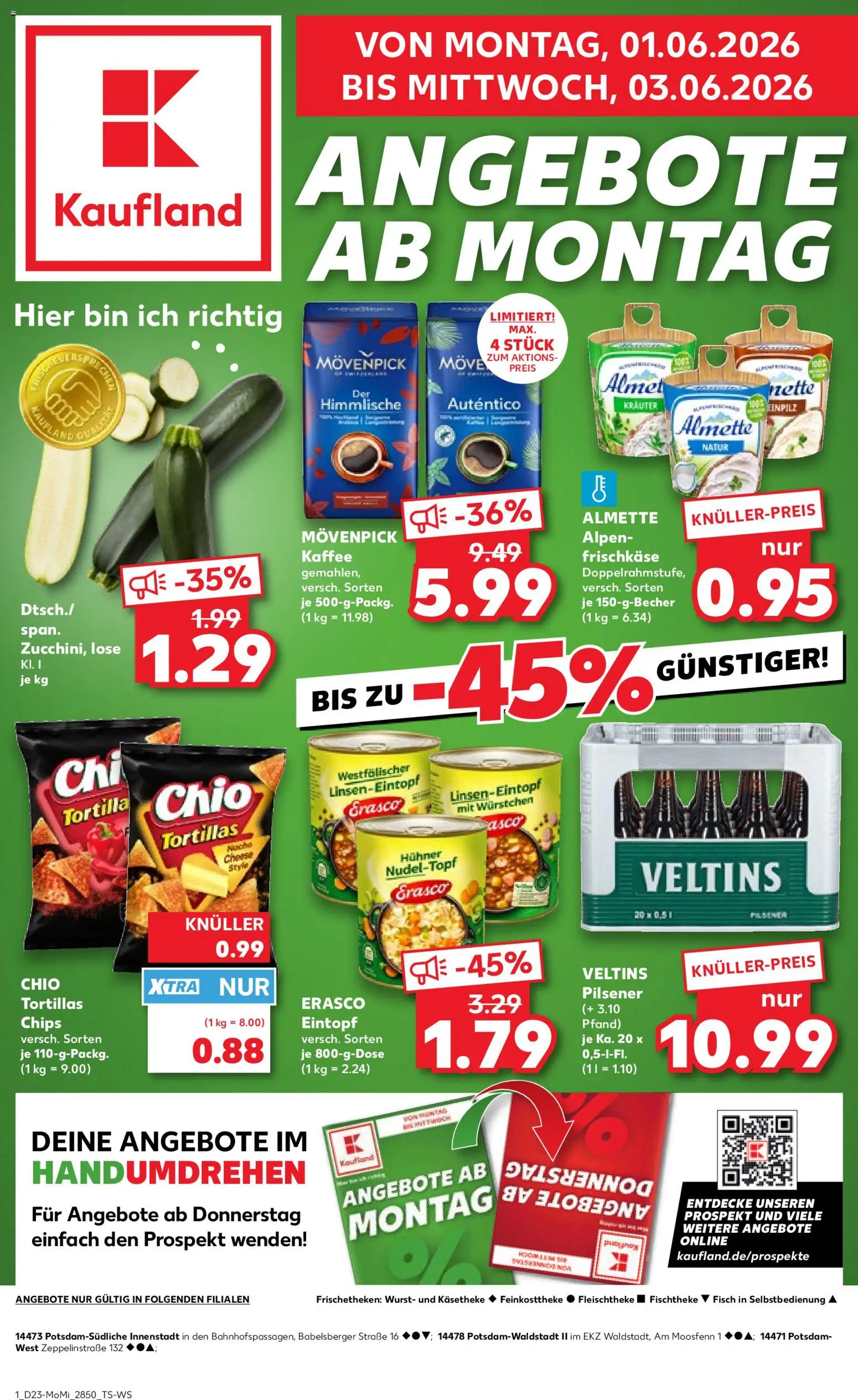Kaufland Prospekt Potsdam – gültig ab 01.06.2026 | Seite: 1