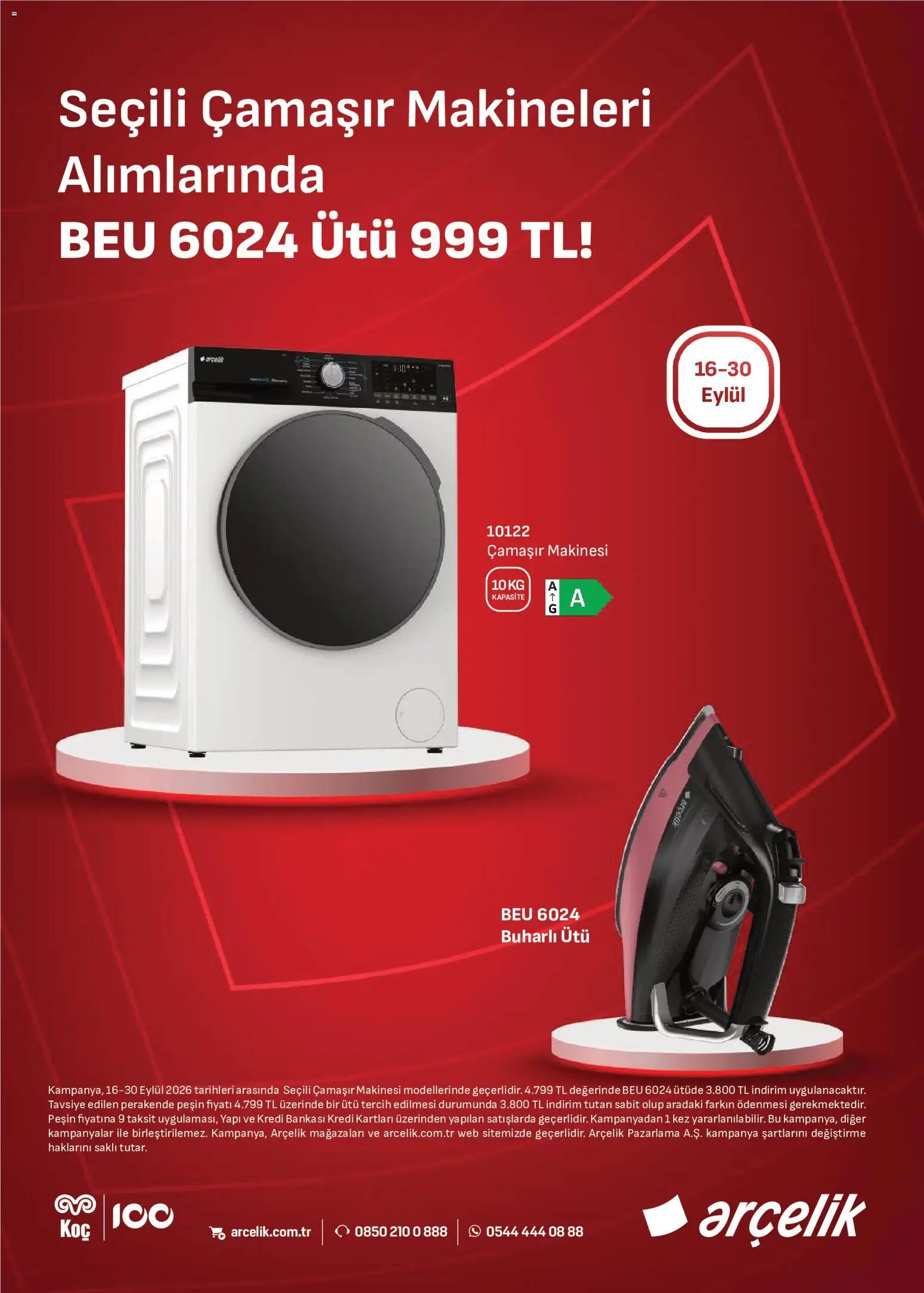 Arçelik Katalog - 16 Eylül 2026 tarihinden itibaren geçerlidir | Sayfa: 28