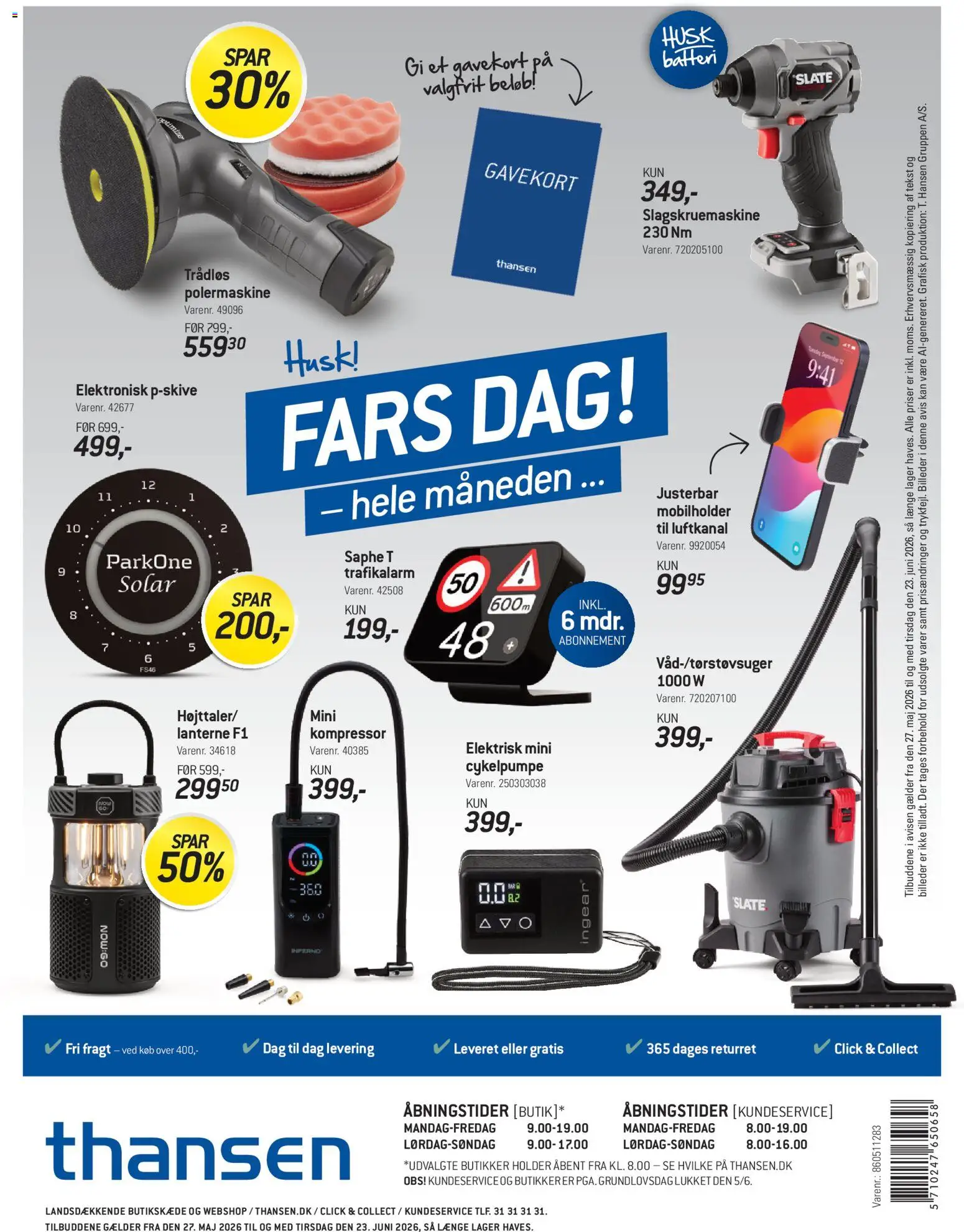Thansen tilbudsavis – gyldig fra 27.05.2026 | Side: 52 | Produkter: Batteri