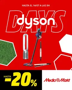 Vista previa Media Markt folleto Days Dyson válido desde el 10/07/2026