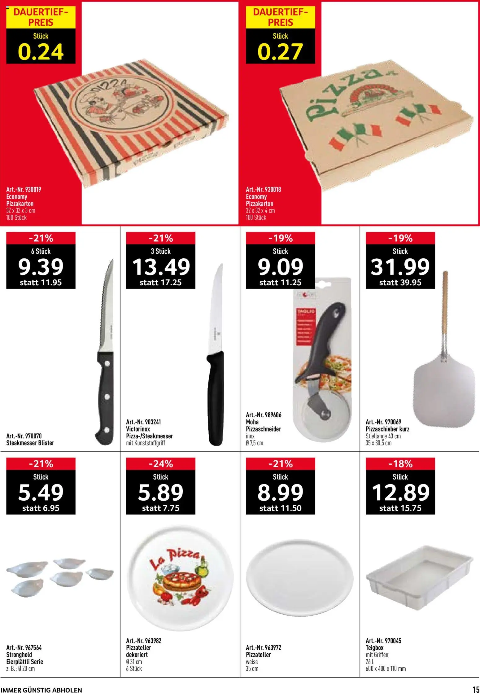 Prodega aktionen Pizzeria – gültig ab 02.11.2026 | Seite: 15 | Produkte: Pizza